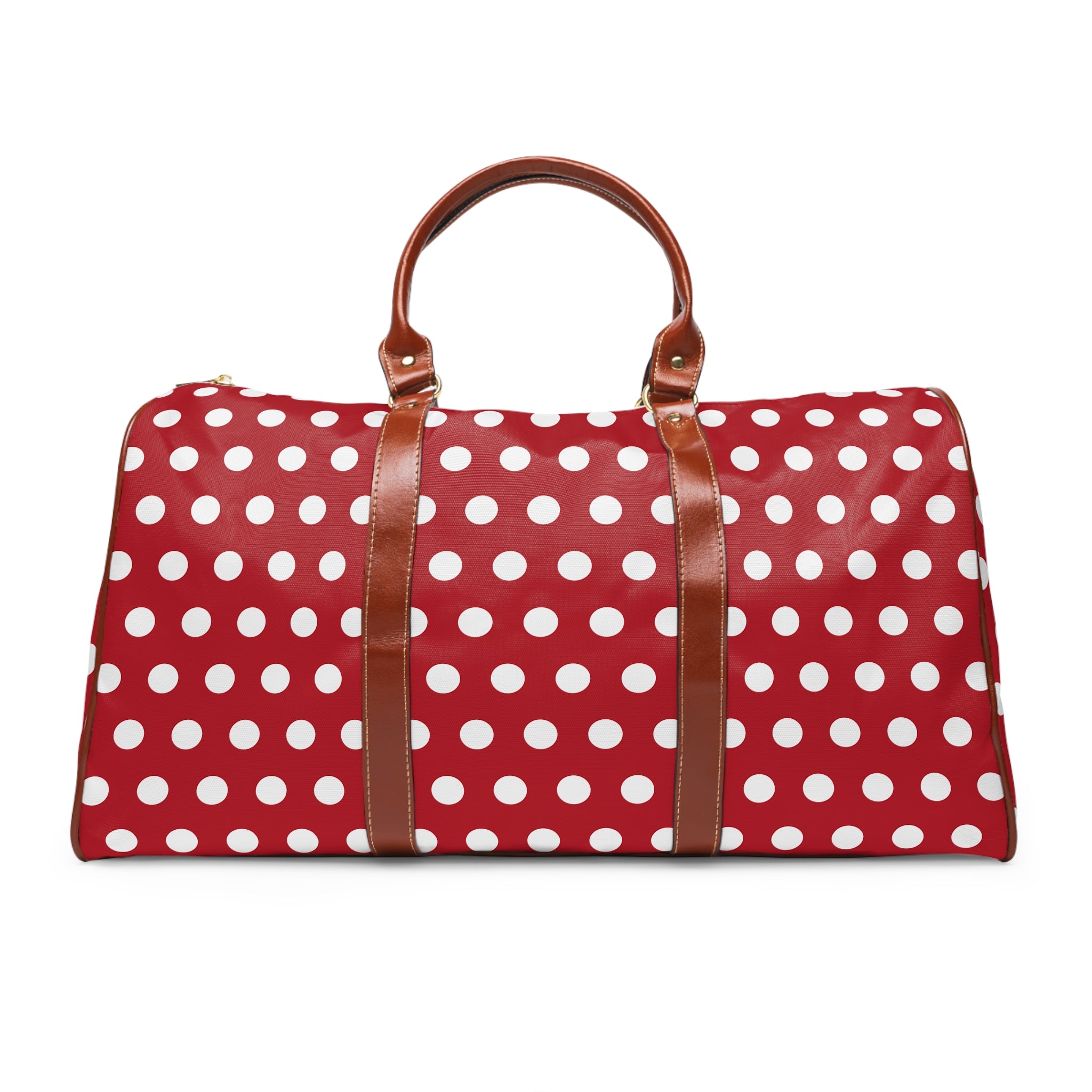 Modena - Red White Bold Dot Travel Bag