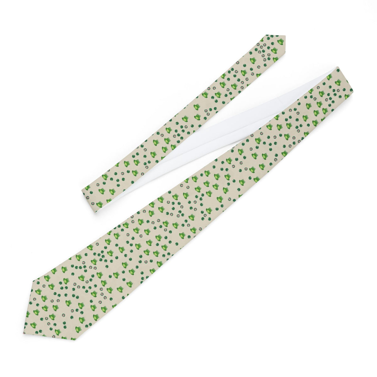 Treschow Satin Edition - Cream Frog Tie