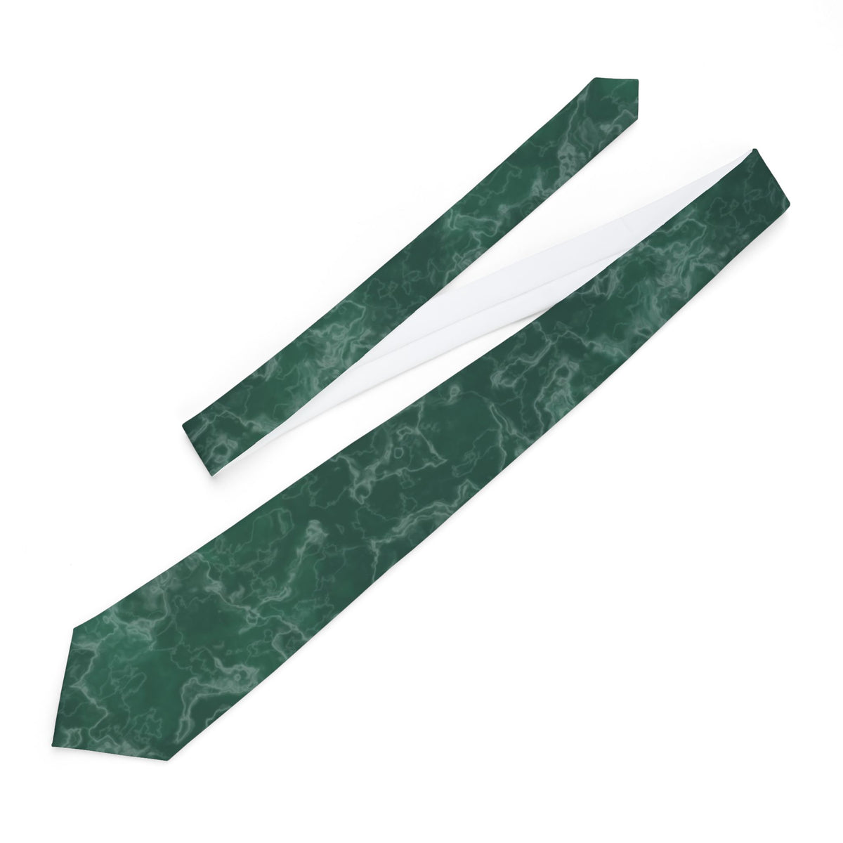 Gyldencrone Satin Edition - Emerald & White Marble Tie