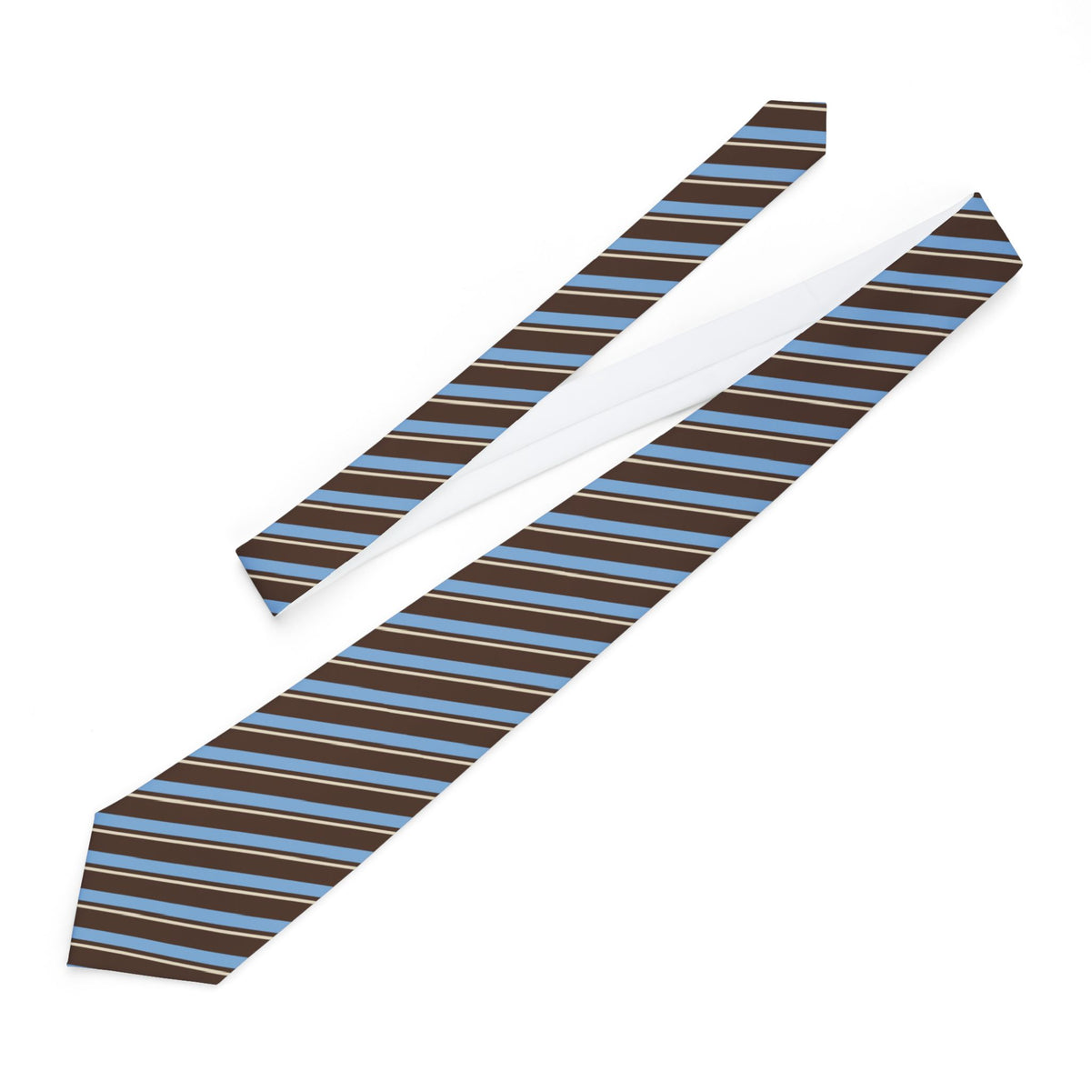 Teufen Talisman Tie - Chocolate Sky Bold Repp