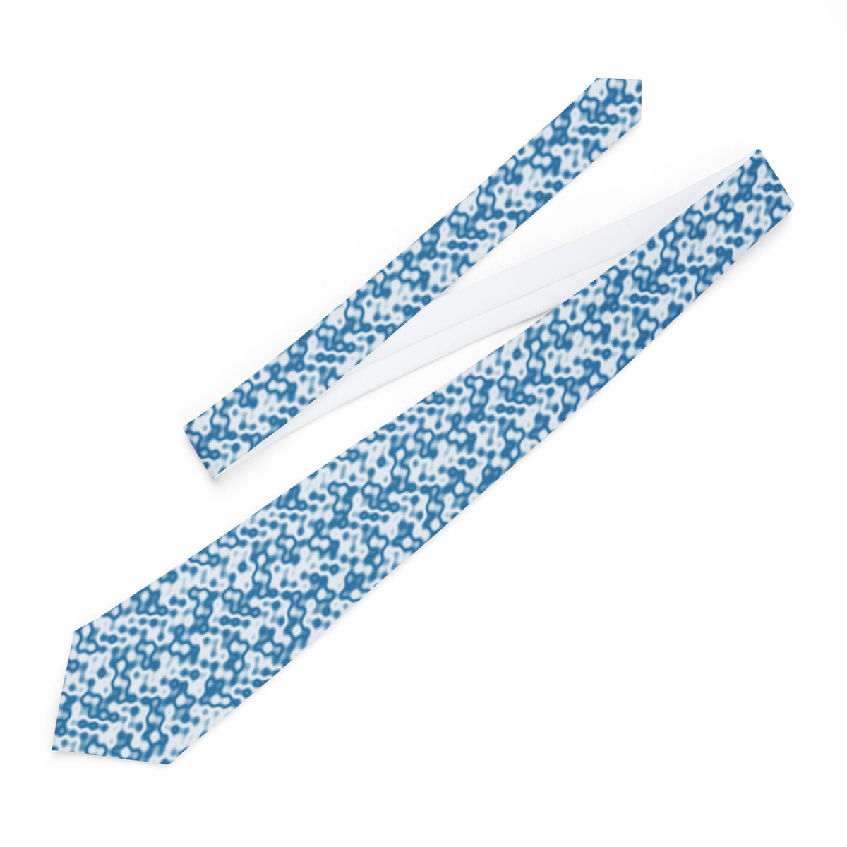 Vergeletto Talisman Tie - Glacier Ice Crackle