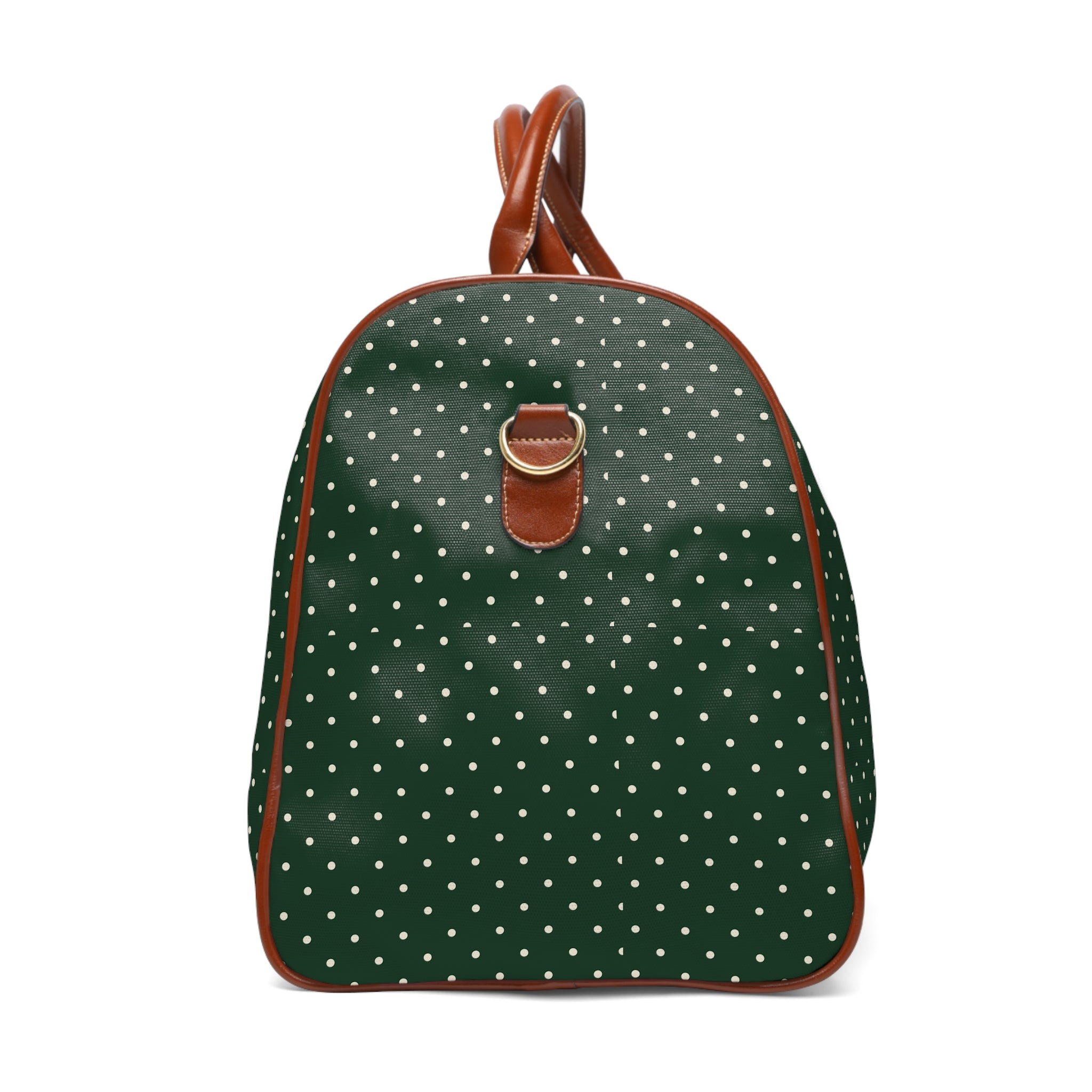 Coaraze - Forest Cream Polka Travel Bag