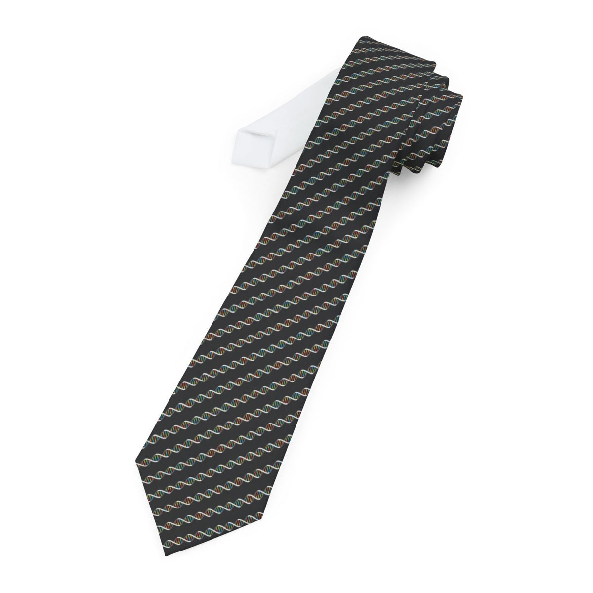 Barnekow Satin Edition - Black DNA Helix Tie