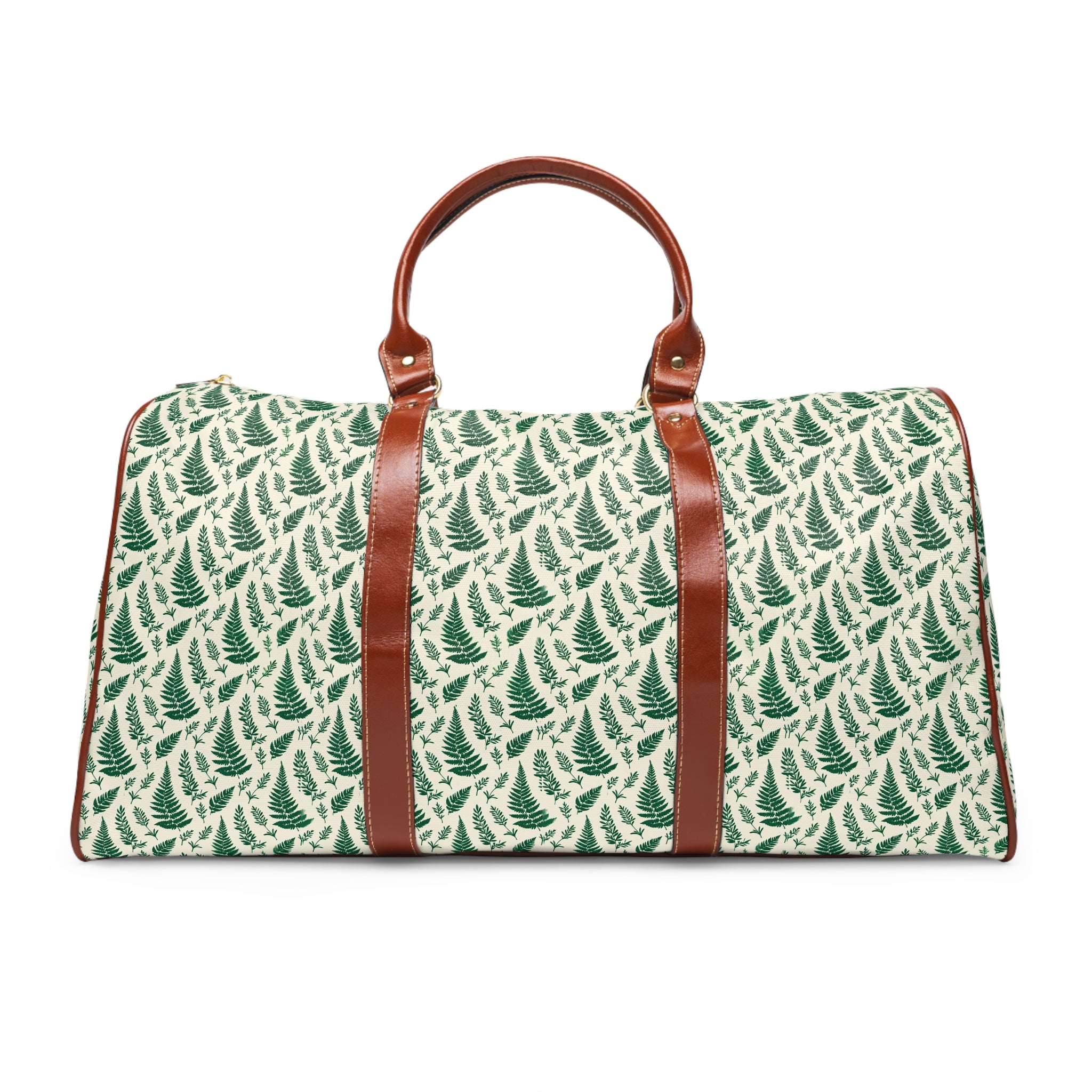 Bayonne - Fern Herbarium Ivory Travel Bag