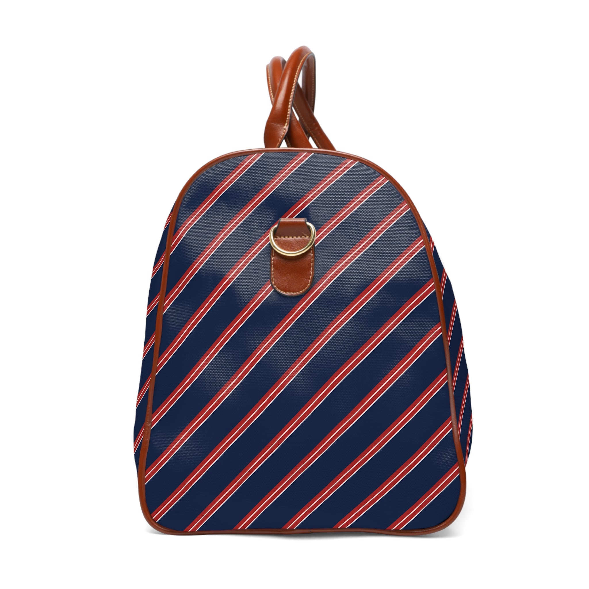 Sospel - Navy Red Club Stripe Travel Bag