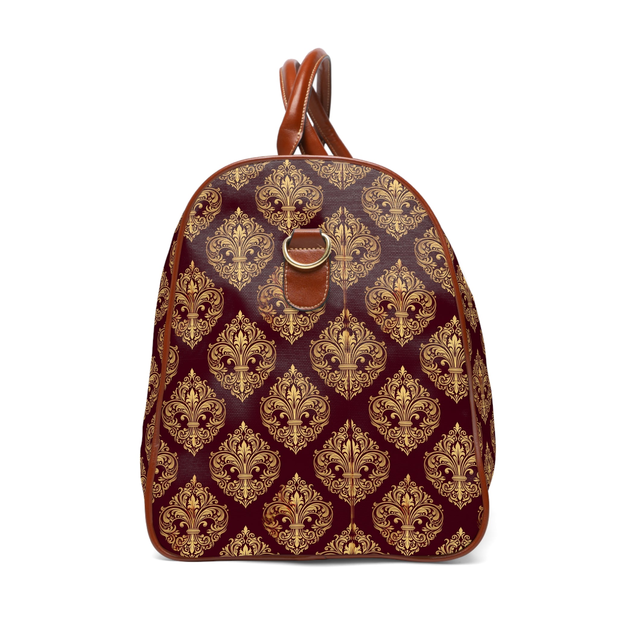 Mallefougasse - Bordeaux Fleur Damask Travel Bag