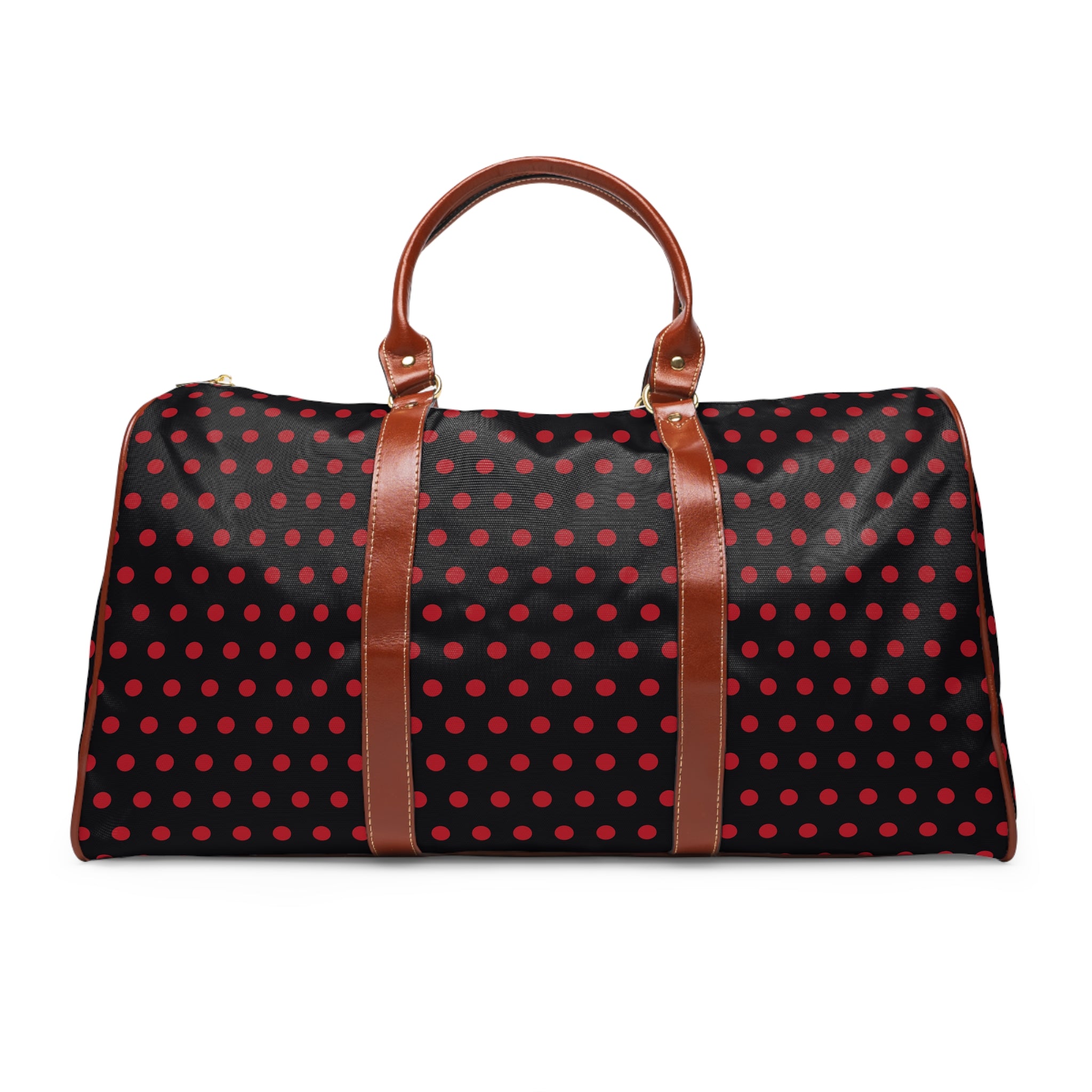 Ulmer - Black Red Polka Dot Travel Bag