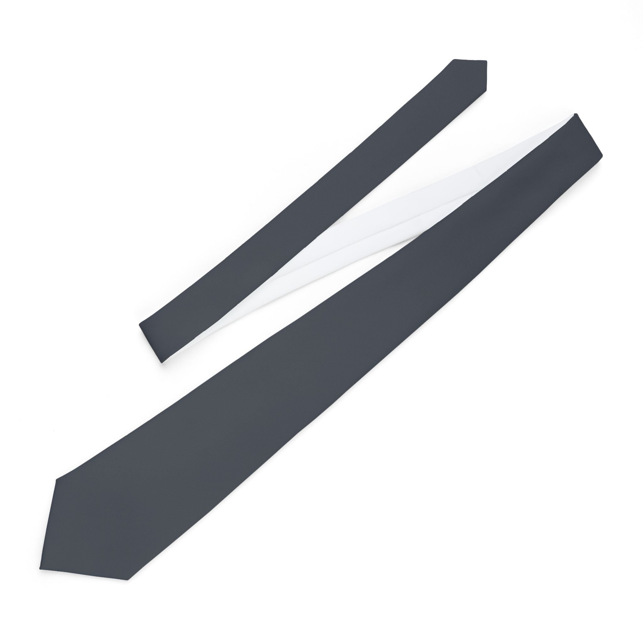 Vissoie Talisman Tie - Graphite Steel Twill