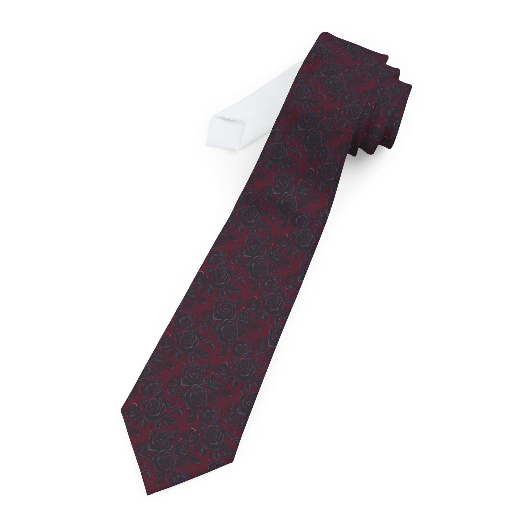 Cavendish Talisman Tie - Burgundy Rose Noir