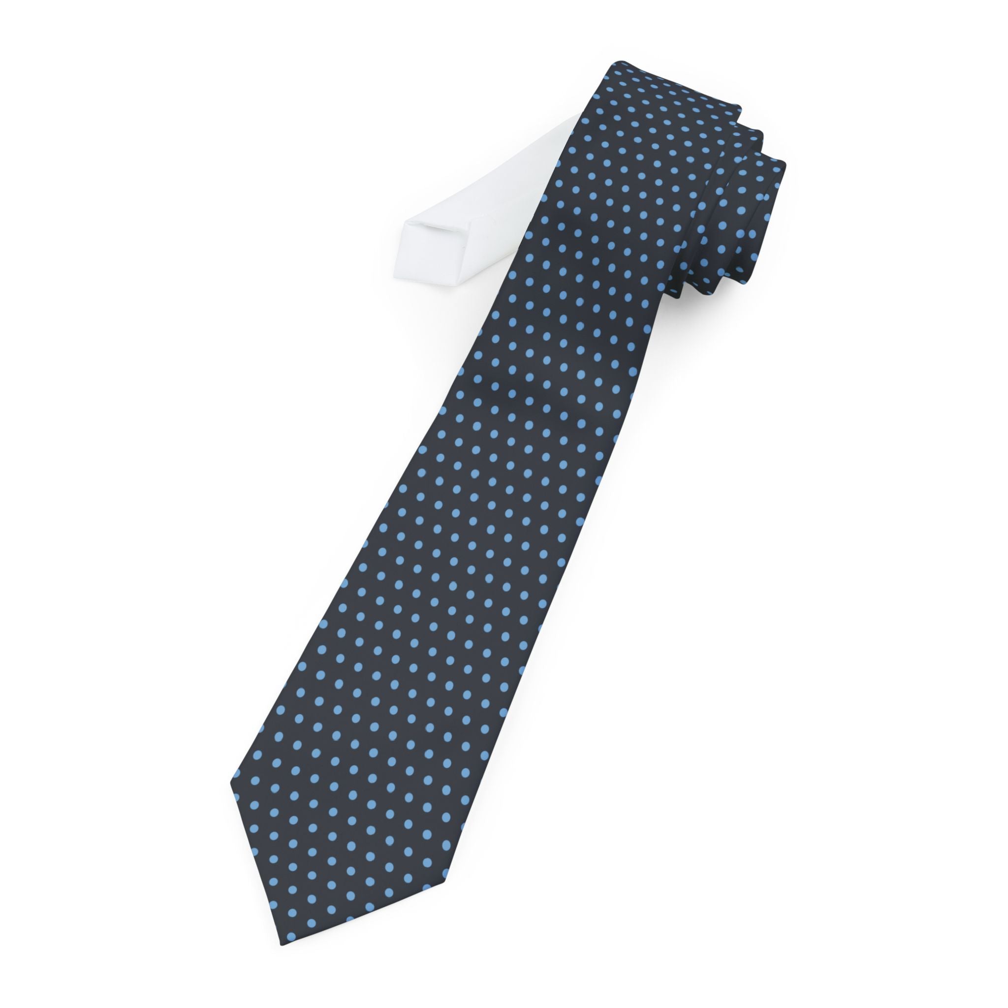 Fenwick Talisman Tie - Charcoal Sky Pin Dot