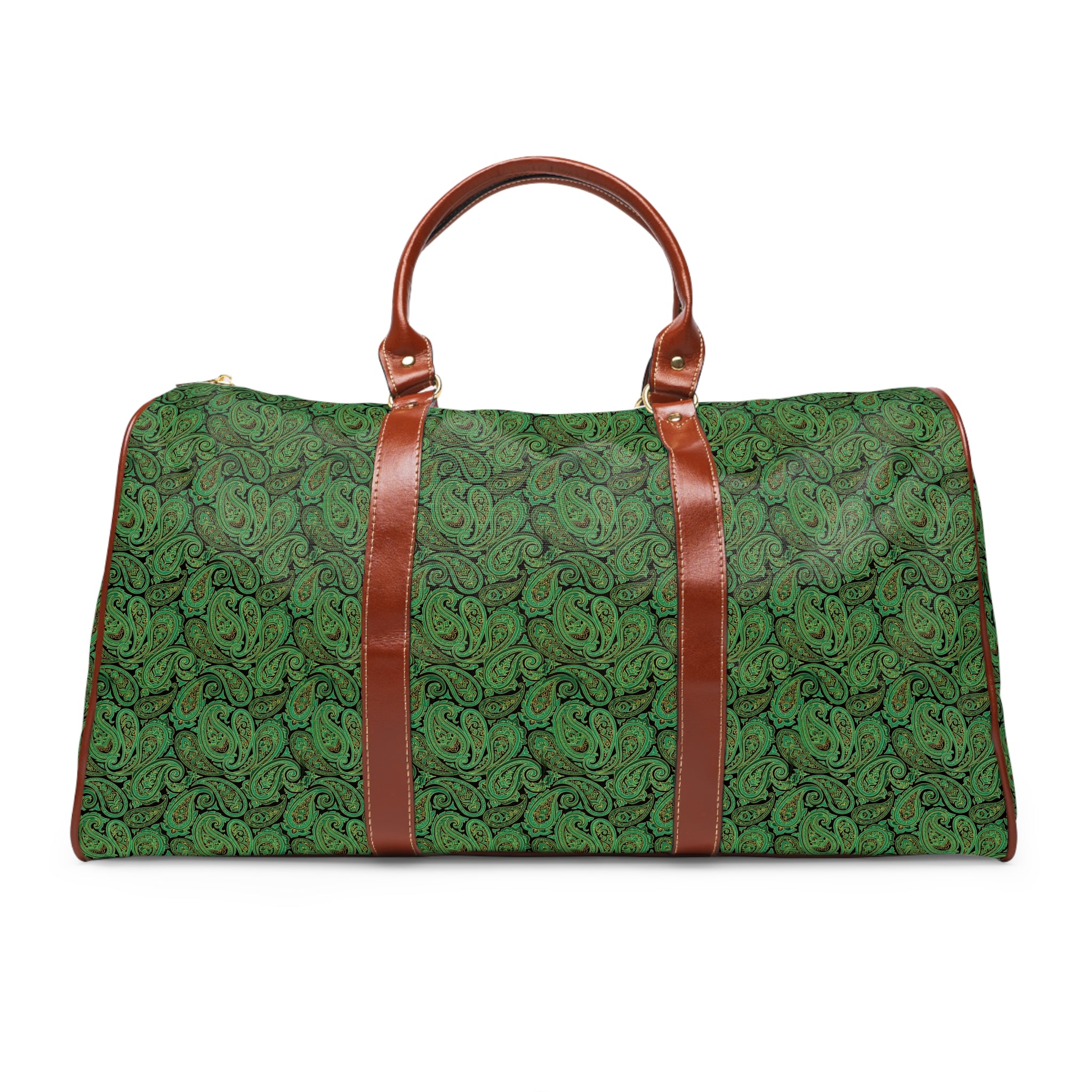 Amalfi - Emerald Paisley Noir Travel Bag
