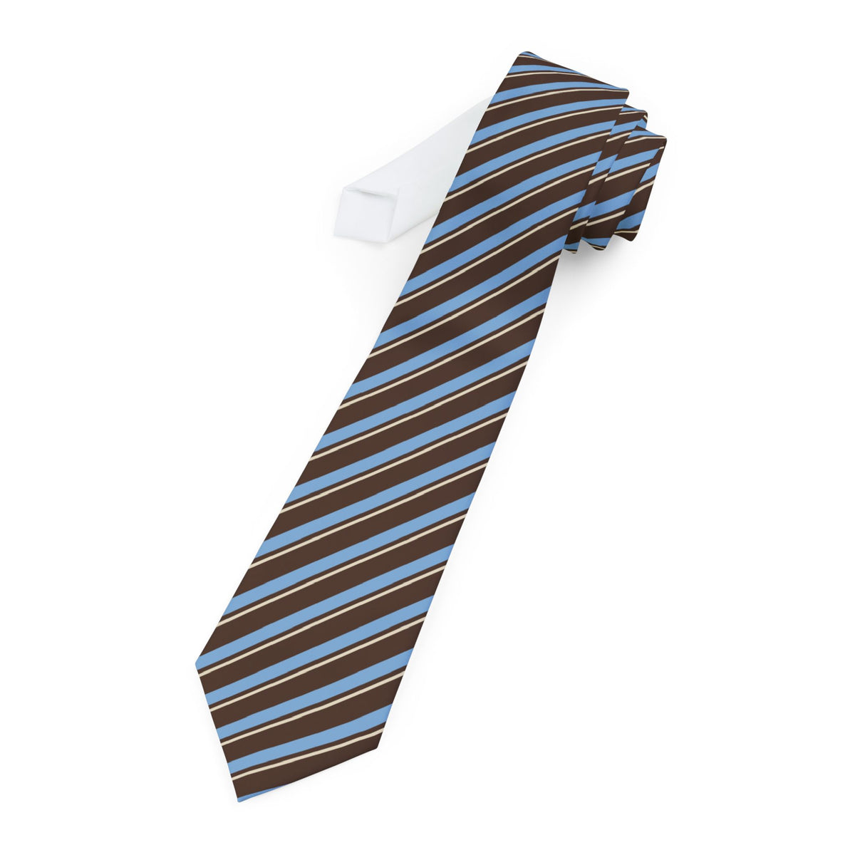 Teufen Talisman Tie - Chocolate Sky Bold Repp