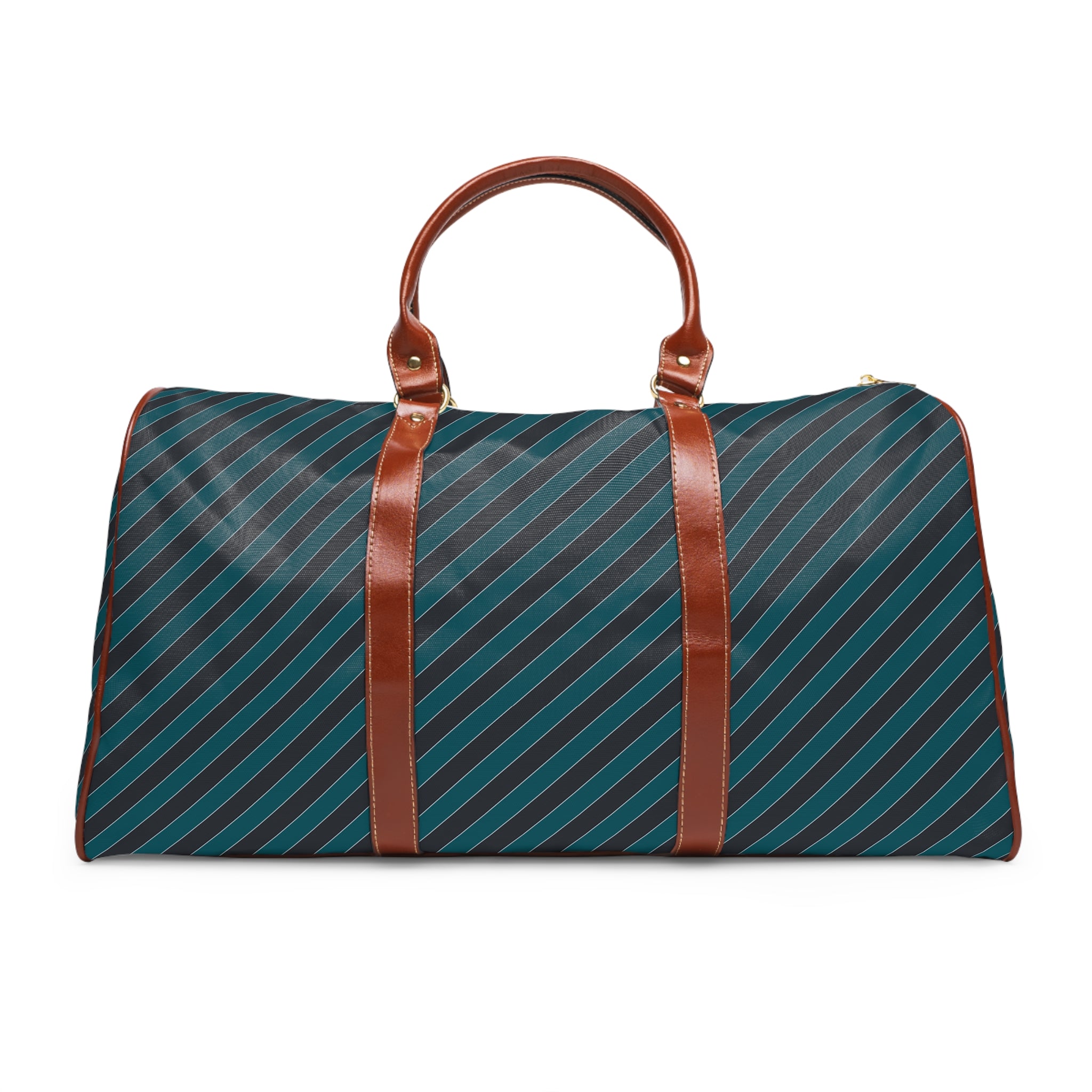 Arbois - Teal Graphite Silver Stripe Travel Bag