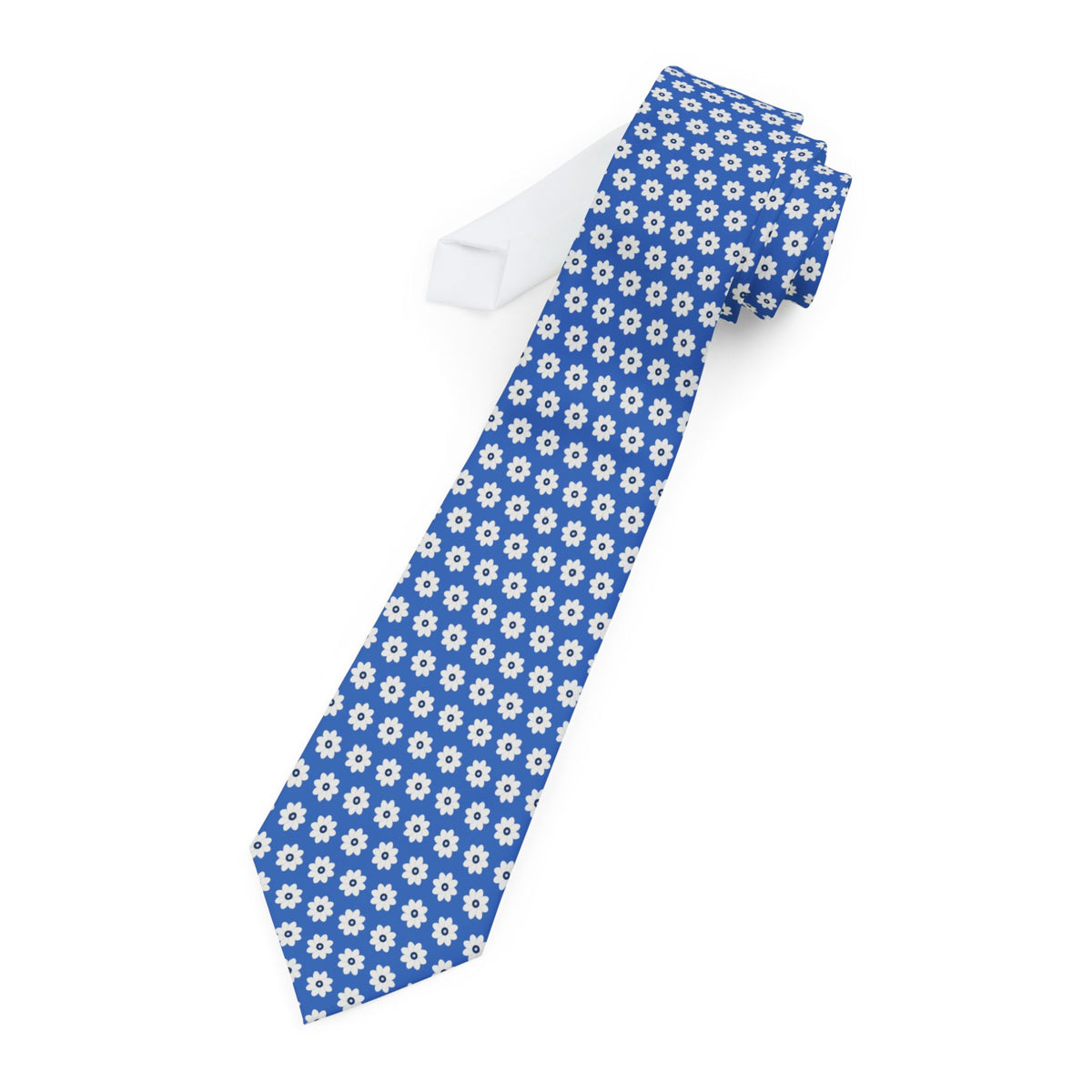 Bremgarten Talisman Tie - French Blue Daisy Foulard