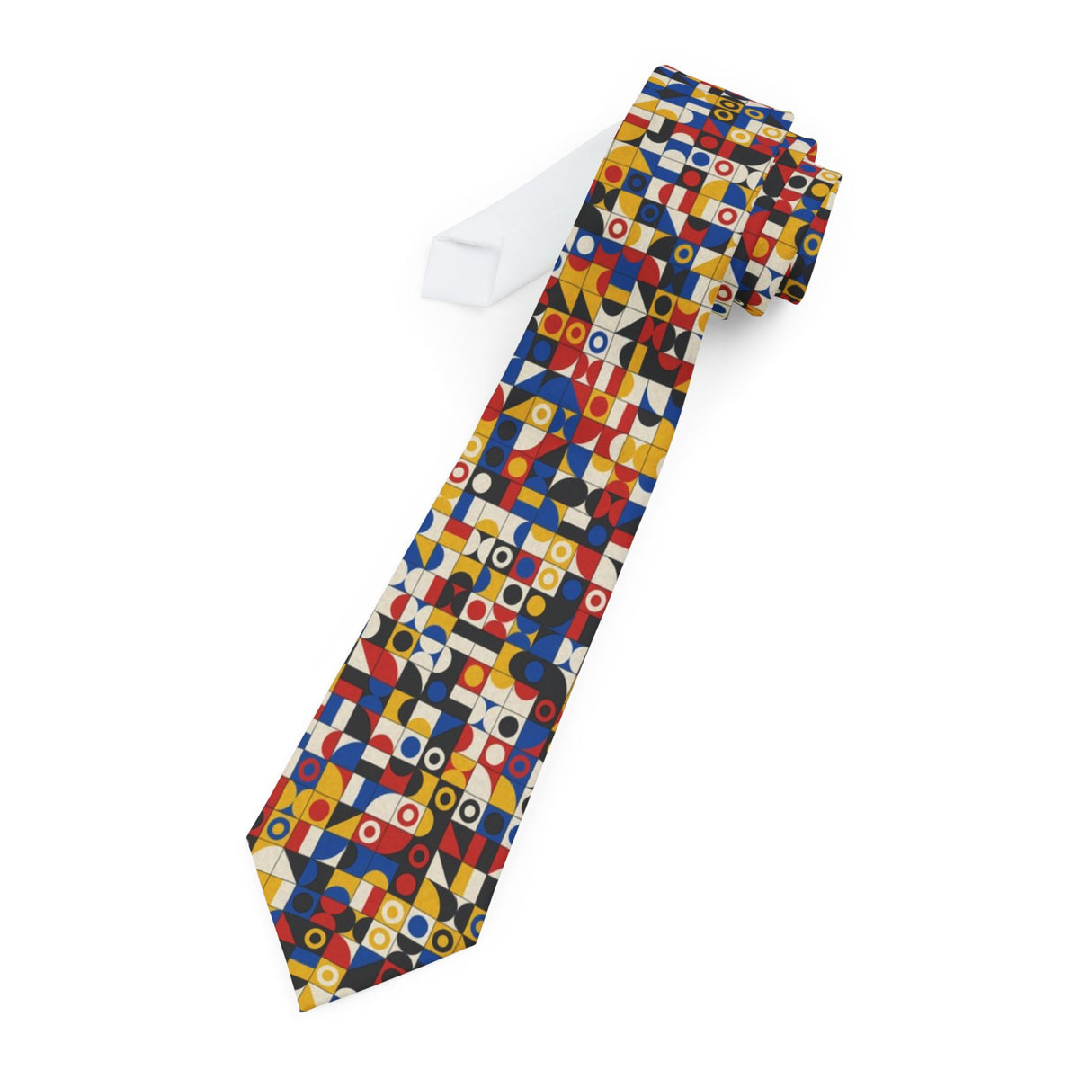 Dyre Satin Edition - Red, Blue & Yellow Bauhaus Tie