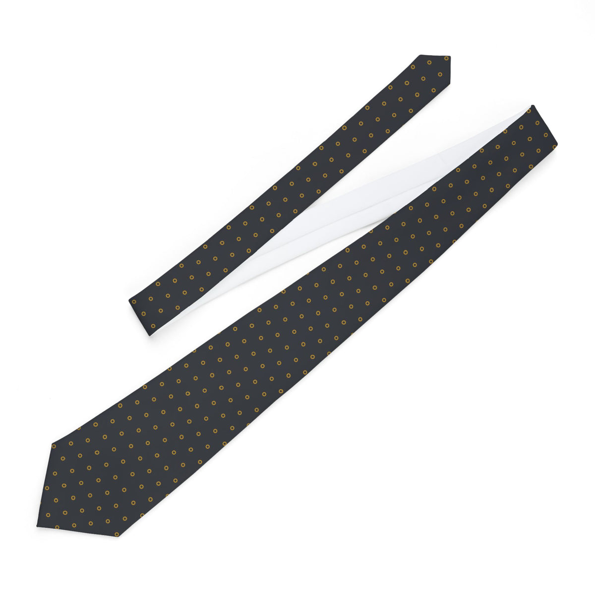 Luceram Talisman Tie - Black Gold Ring Dot