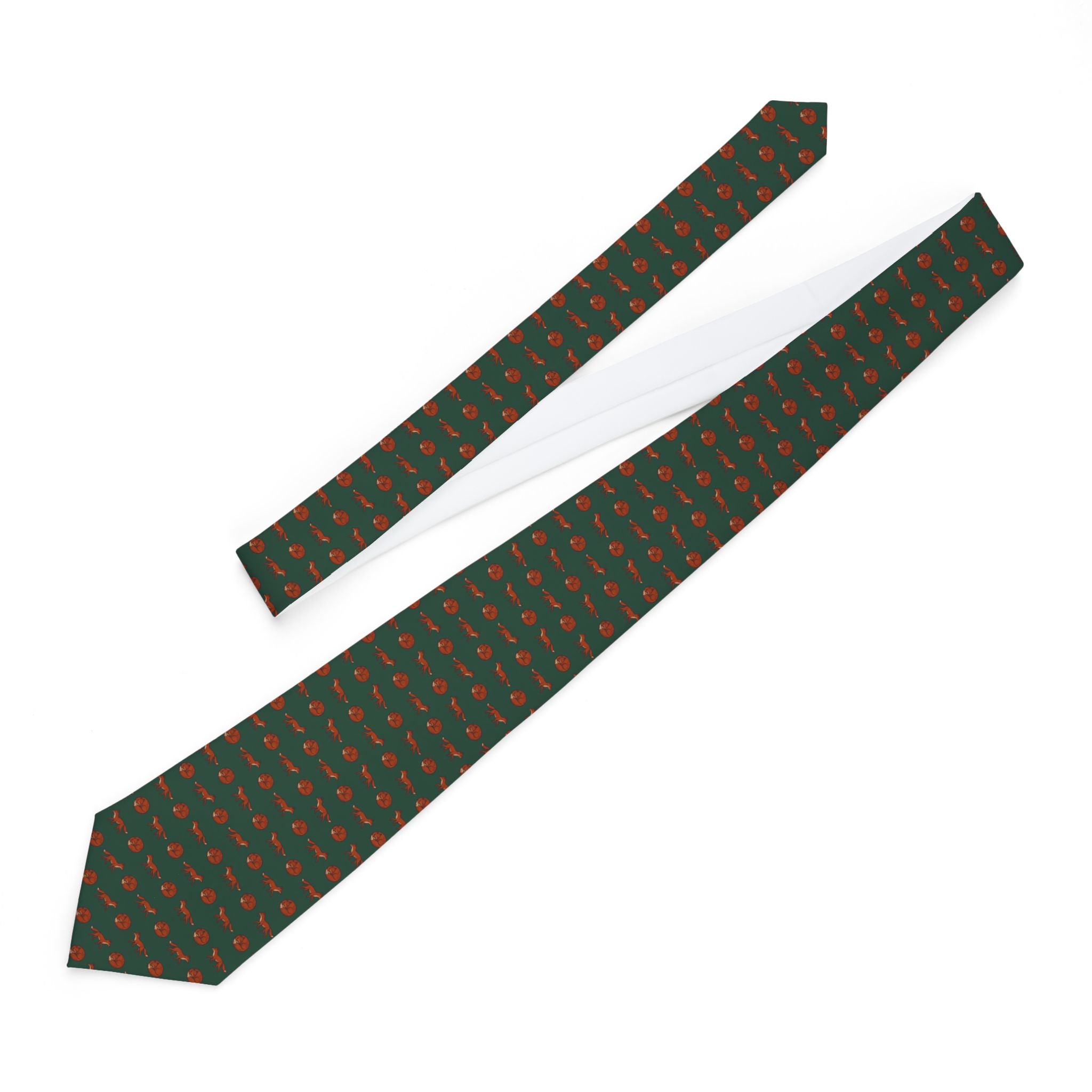 Cretaz Talisman Tie - Forest Rust Fox