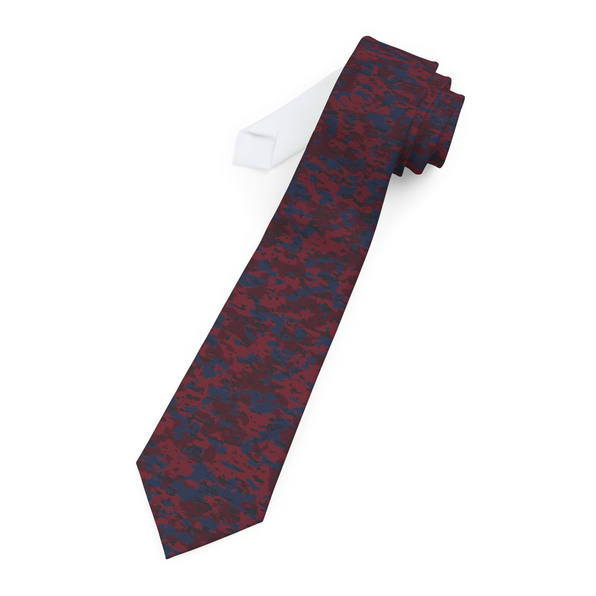Seydlitz Satin Edition - Burgundy & Navy Disruptive Camo Tie
