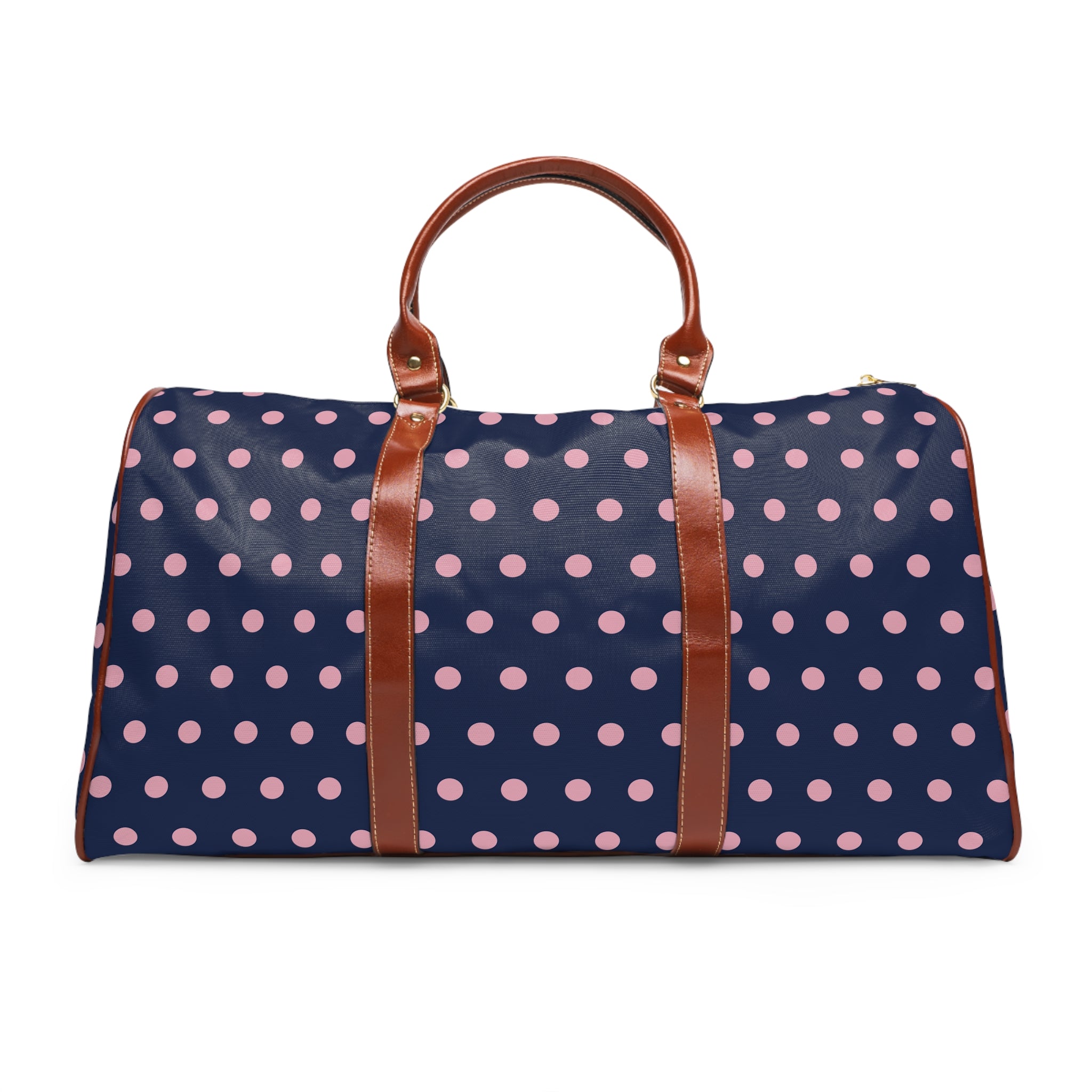 Aubrac - Navy Pink Bold Dot Travel Bag