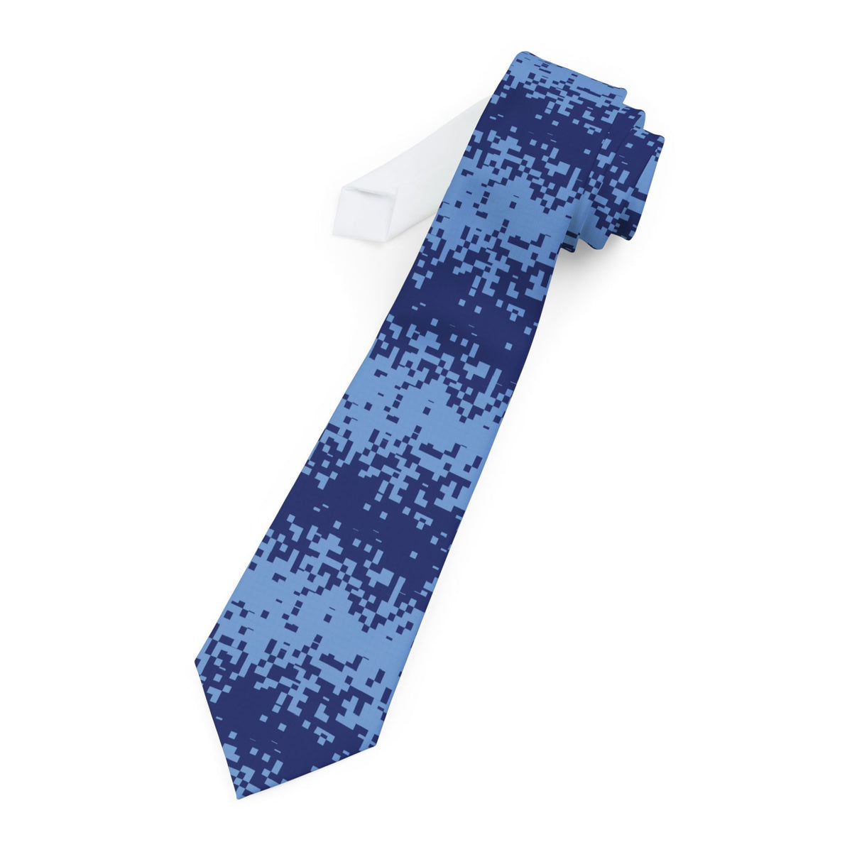 Romont Talisman Tie - Pixel Fade Checker
