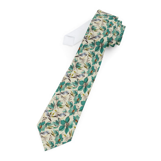 Botanical Birdsong Tie