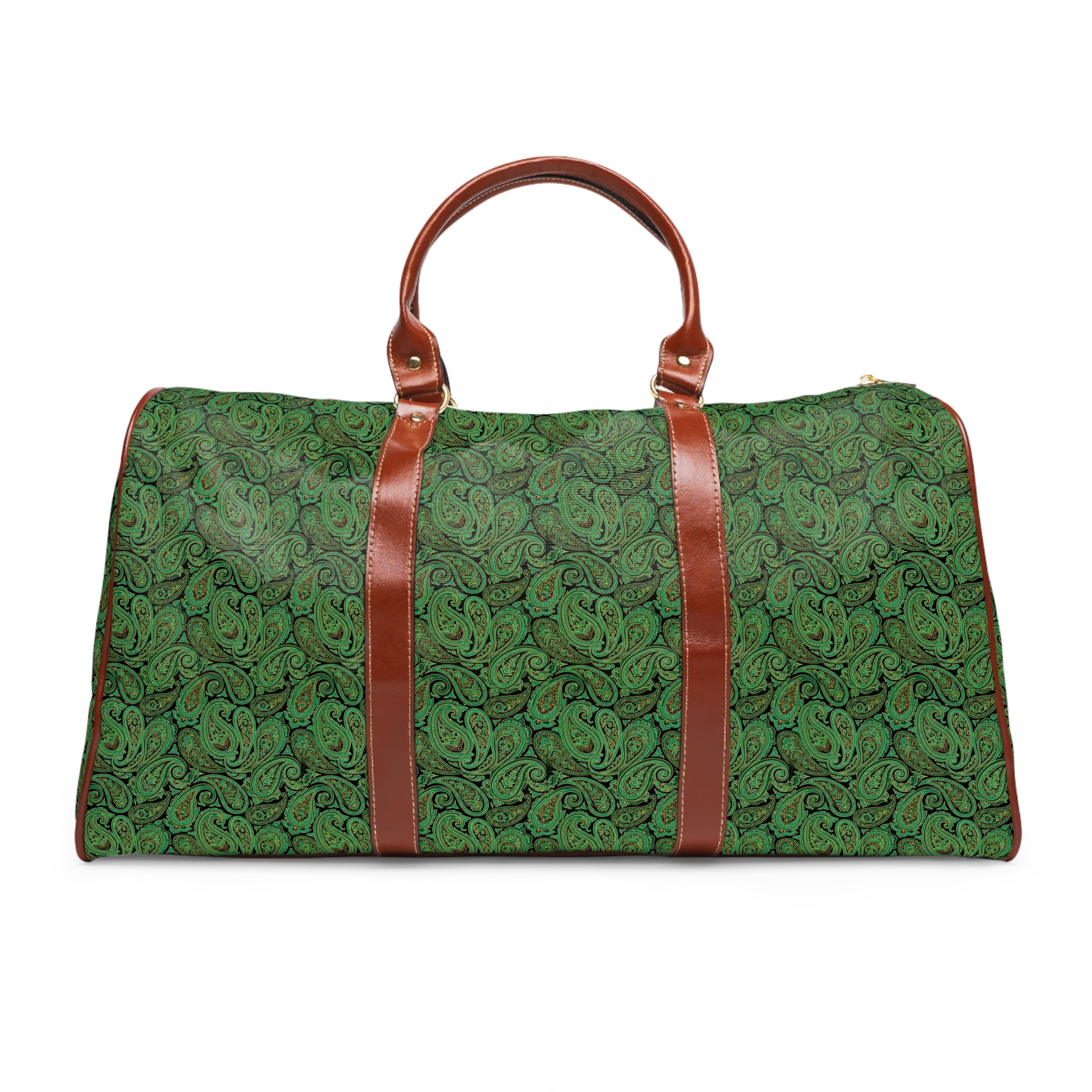 Amalfi - Emerald Paisley Noir Travel Bag