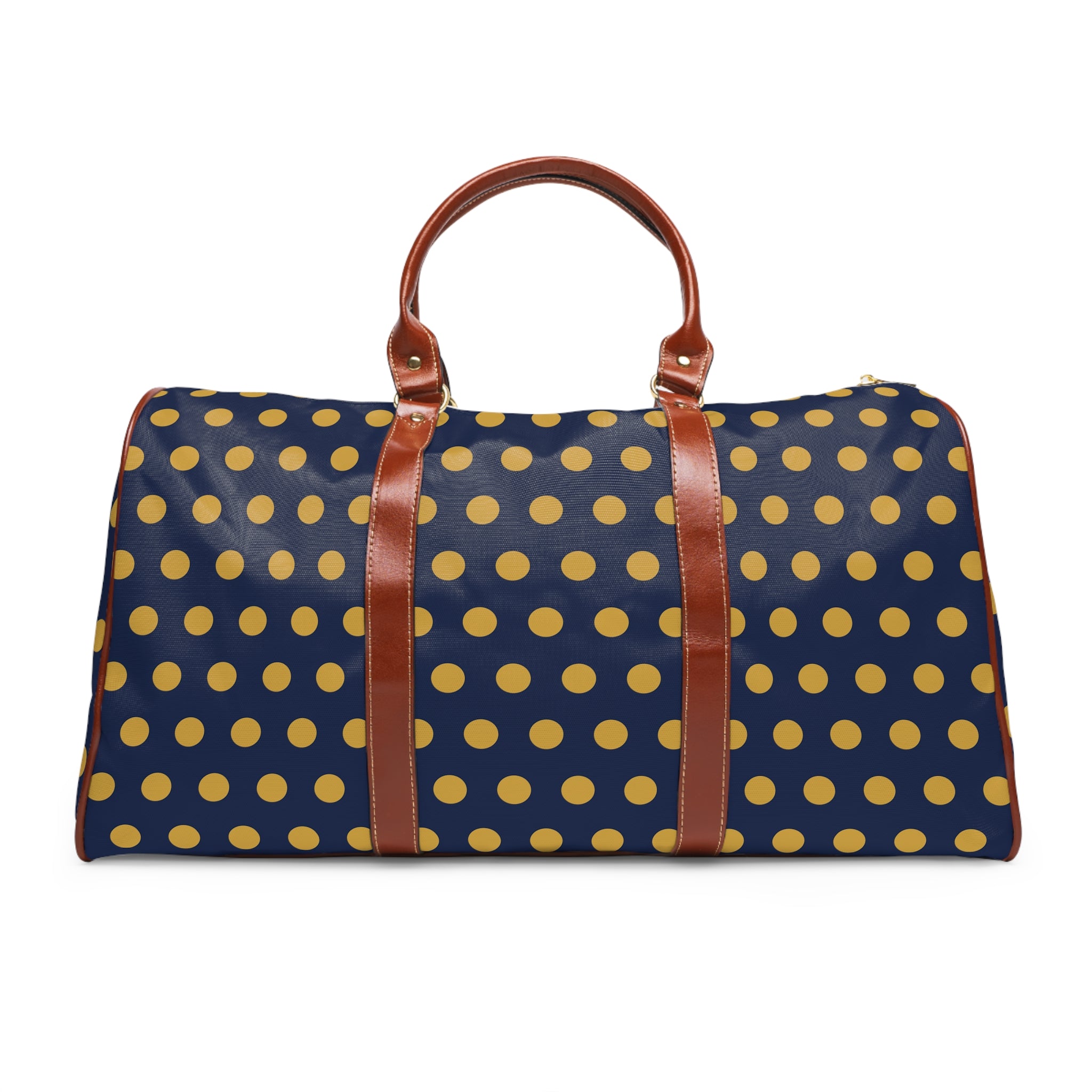 Colmar - Navy Gold Bold Dot Travel Bag