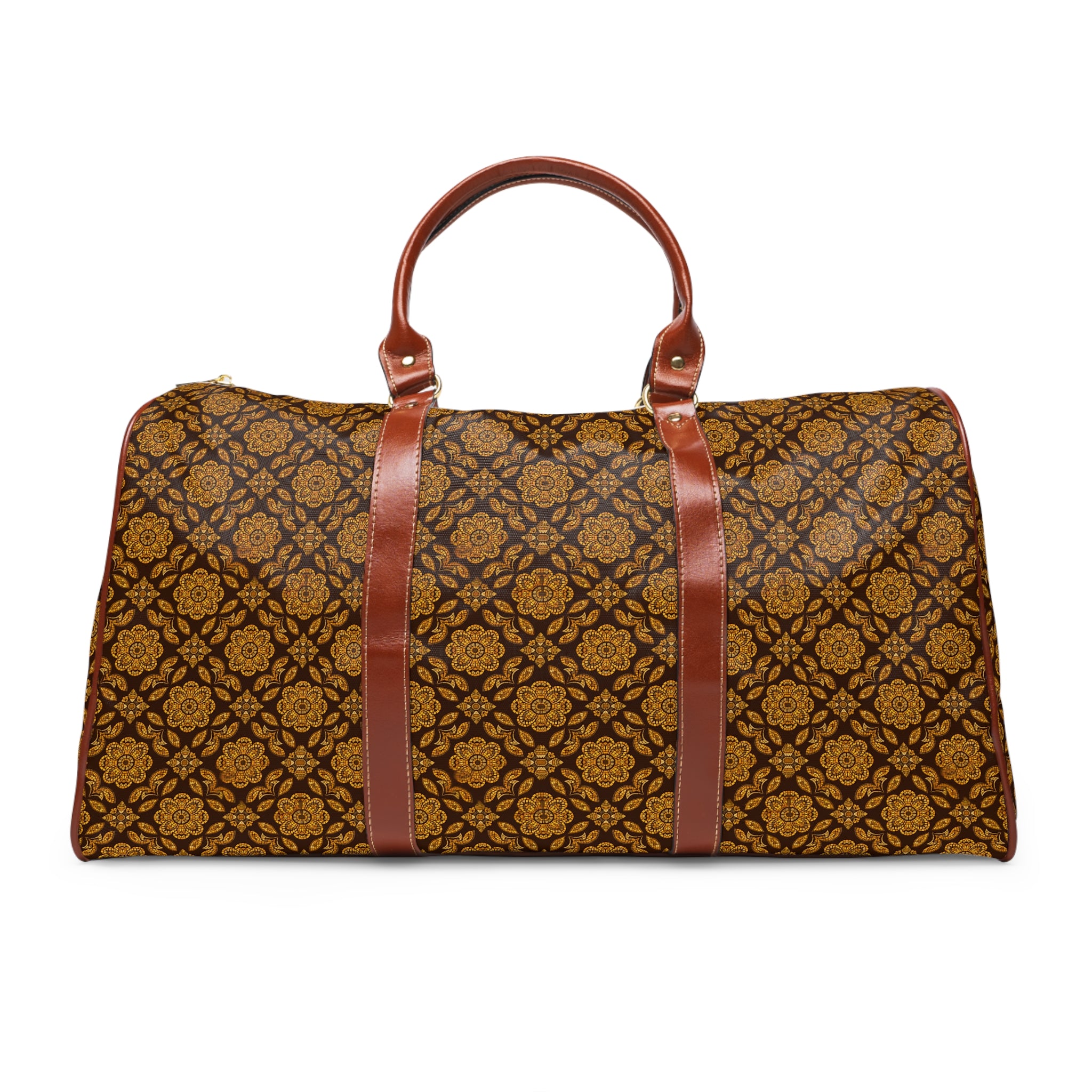Portofino - Golden Mosaic Garden Travel Bag
