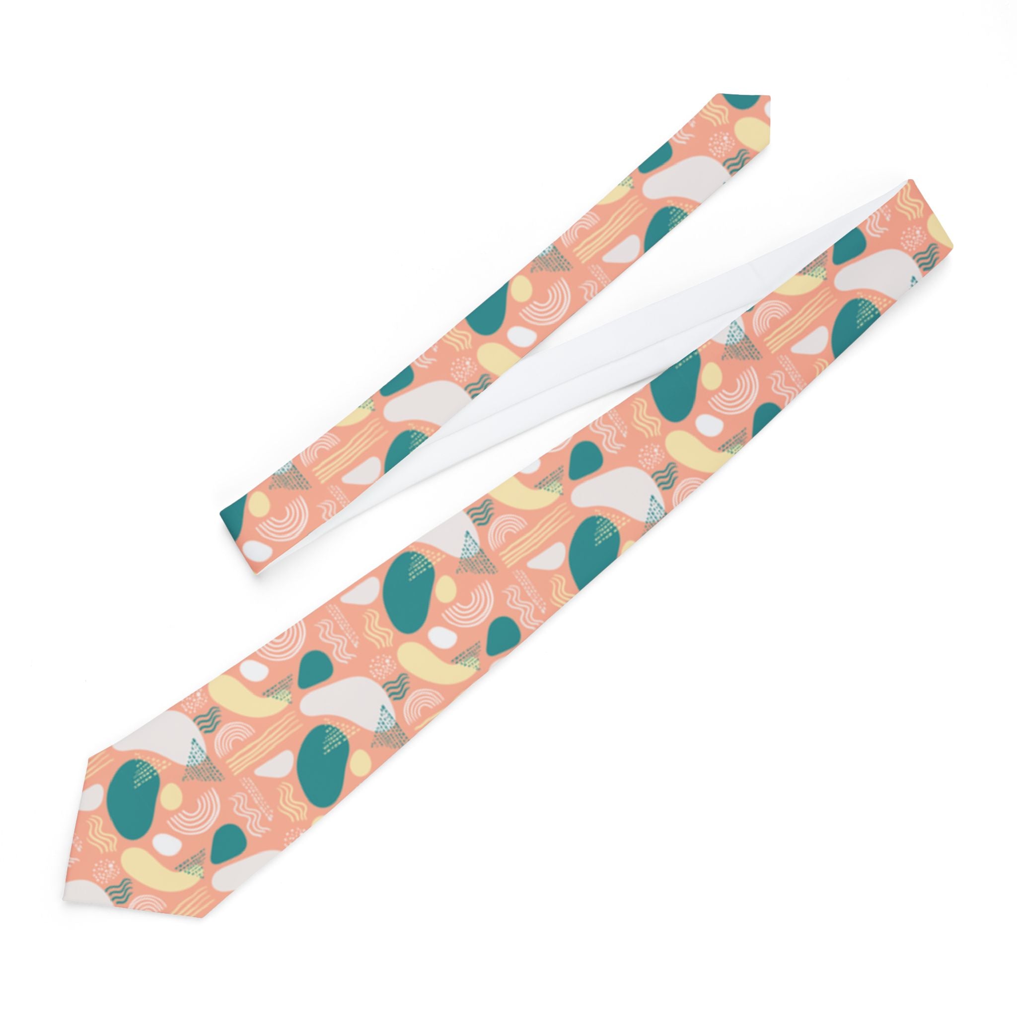 Quirós Talisman Tie - Coral Memphis Flow