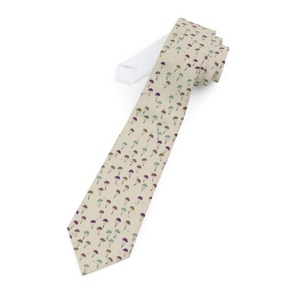 Massalski Satin Edition - Cream Parachute Tie