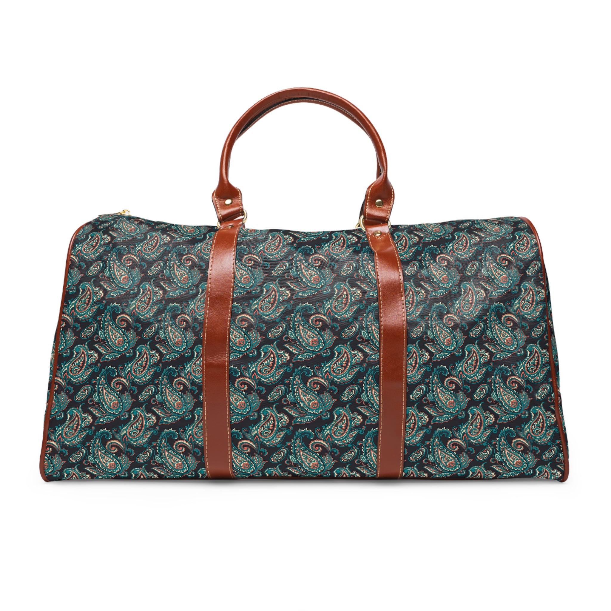 Brantome - Teal Paisley Tide Travel Bag
