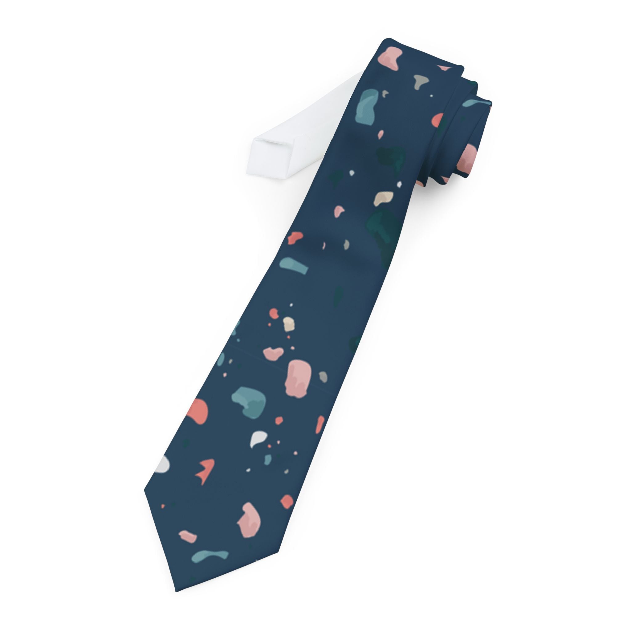 Solís Talisman Tie - Midnight Terrazzo Drift