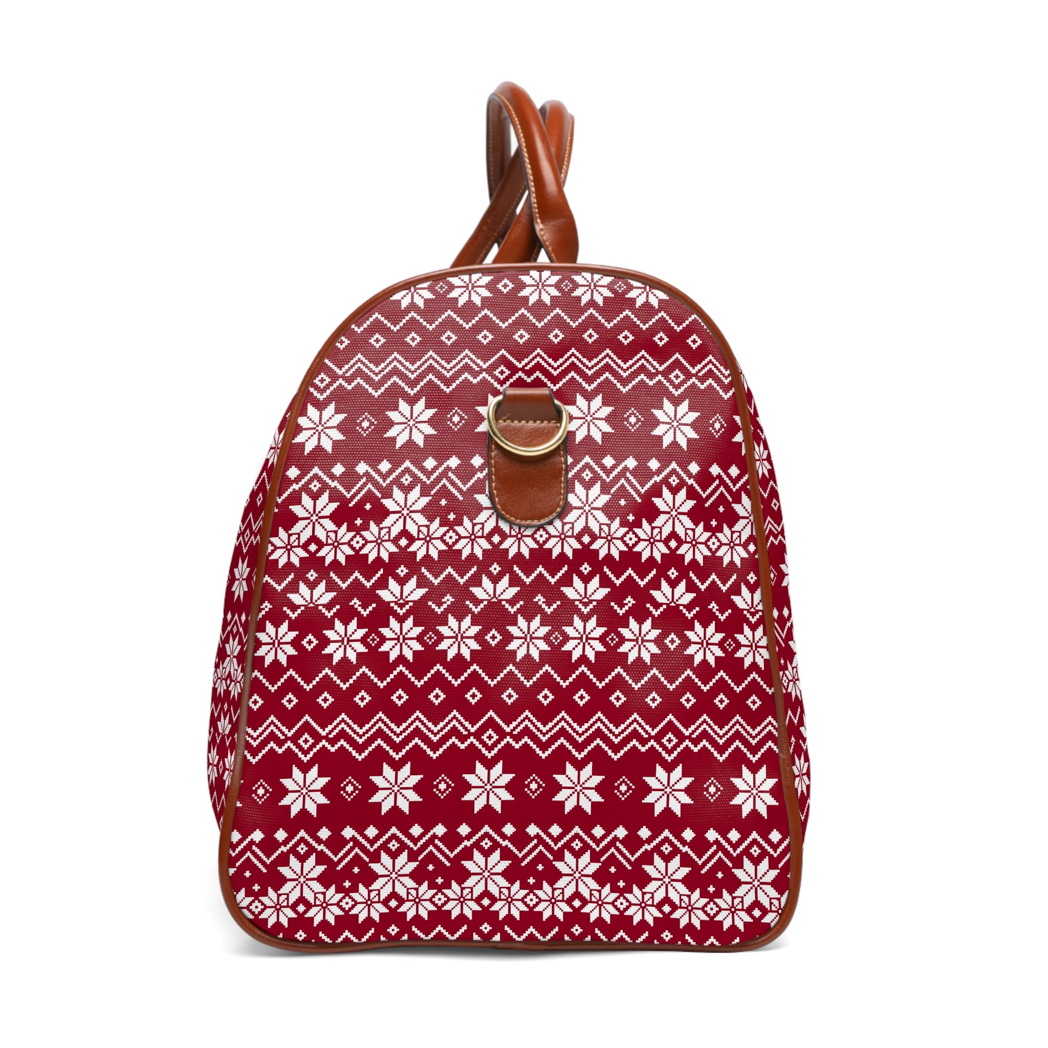 Rustrel - Nordic Snowflake Knit Travel Bag