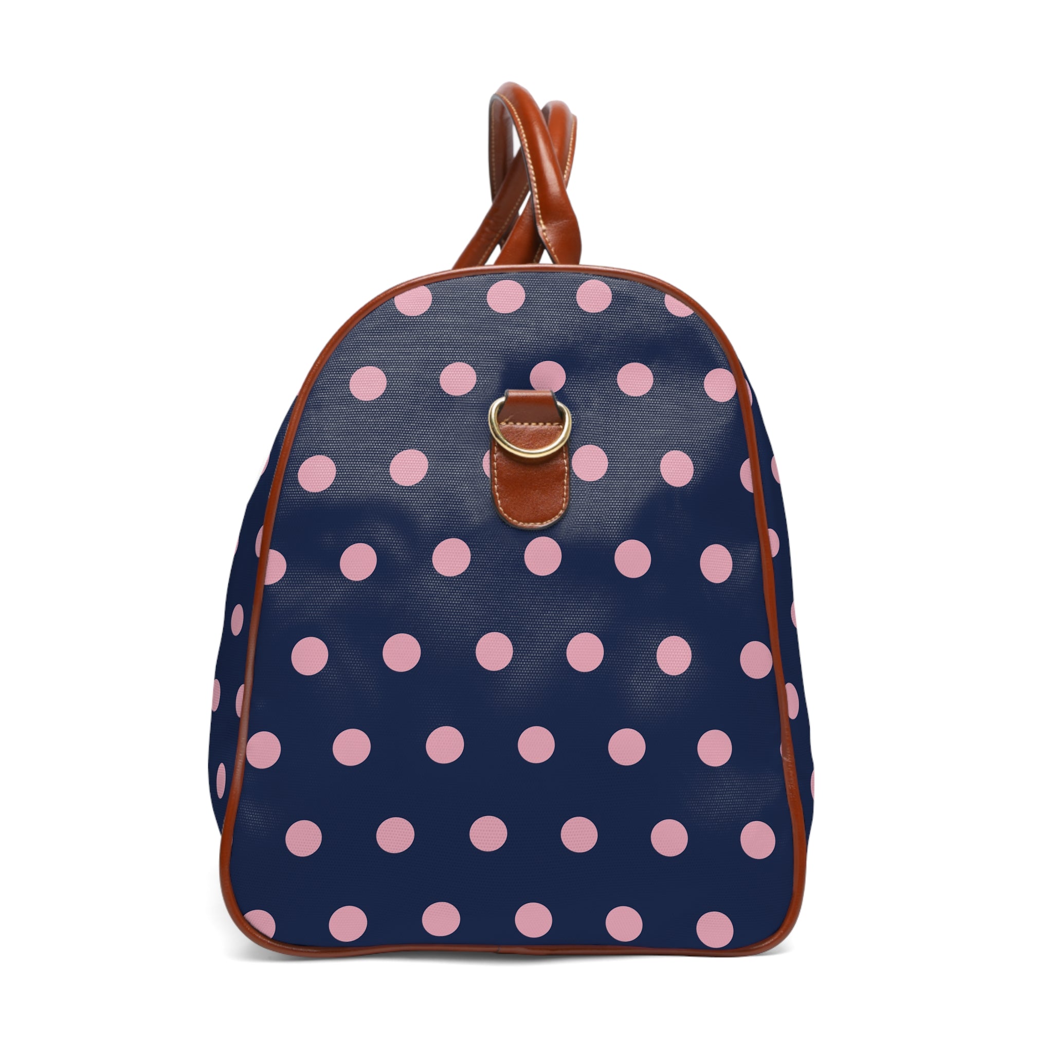 Aubrac - Navy Pink Bold Dot Travel Bag