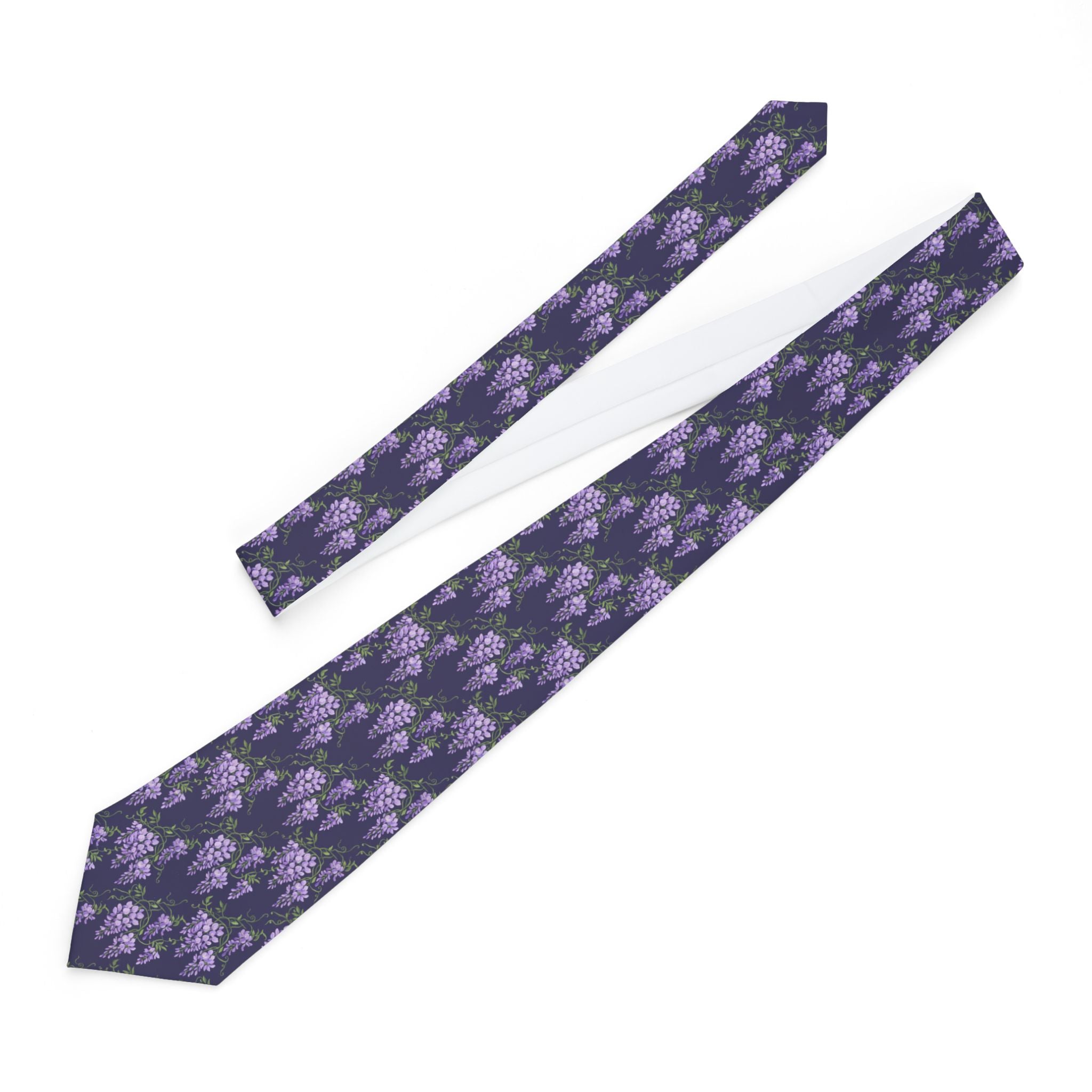 Nettlecombe Talisman Tie - Wisteria Twilight