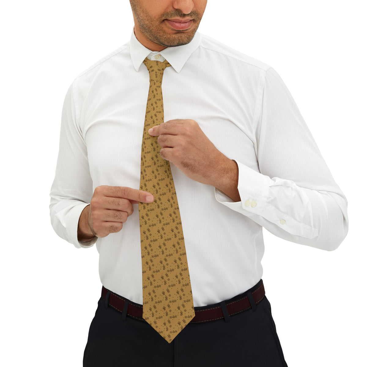 Montfaucon Talisman Tie - Bold Leopard Luxe