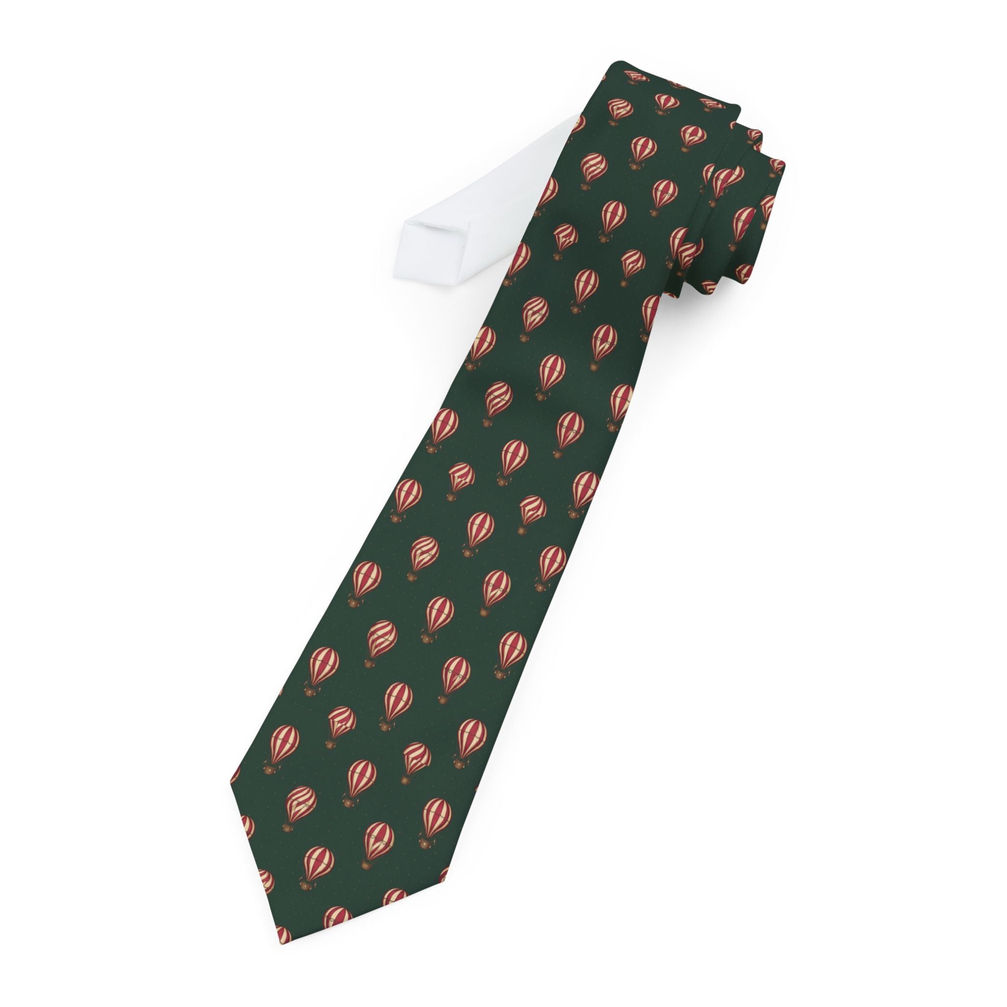Valmeriana Talisman Tie - Forest Cream Hot Air Balloon