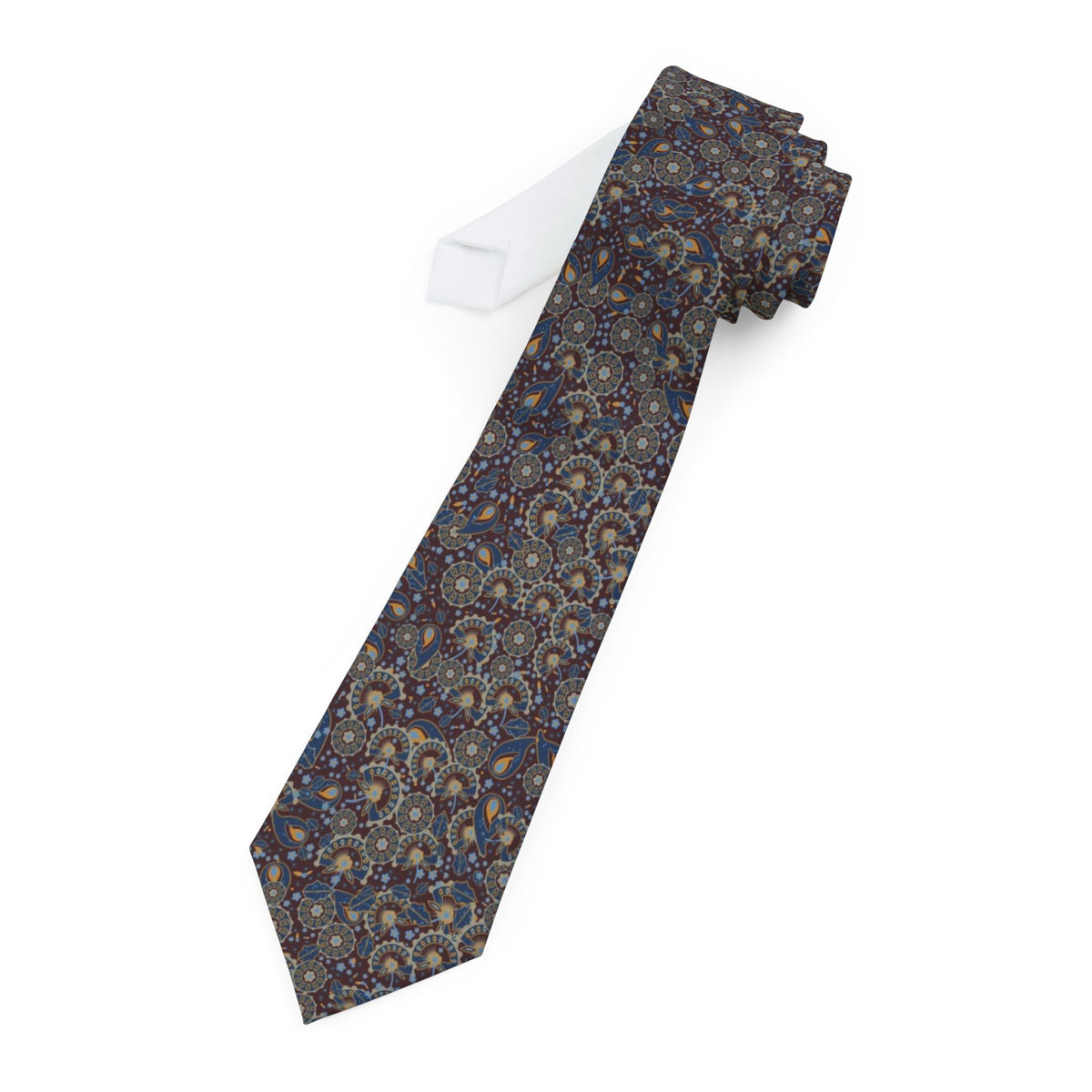 Trivulzio Satin Edition - Burgundy & Sapphire Madder Paisley Tie