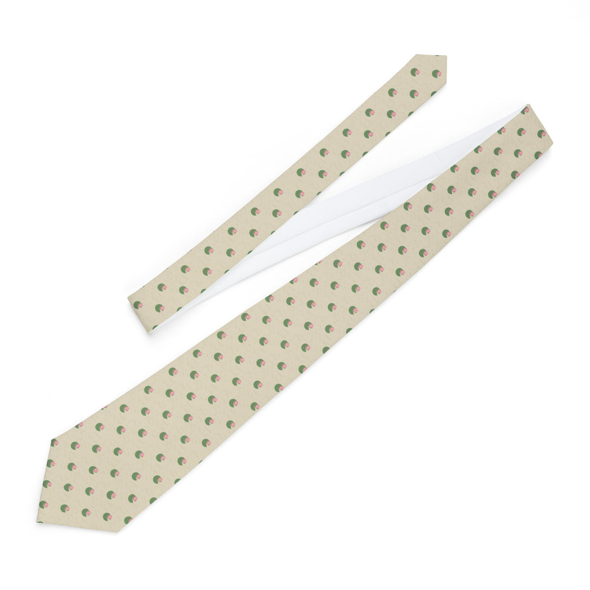 Silenen Talisman Tie - Water Lily Cream