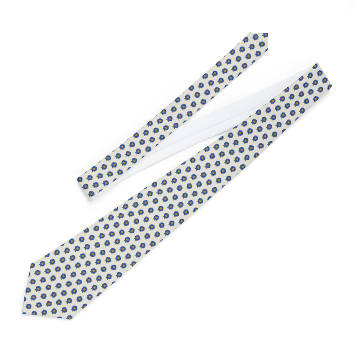 Tyszkiewicz Satin Edition - Ivory & Blue Aster Tie