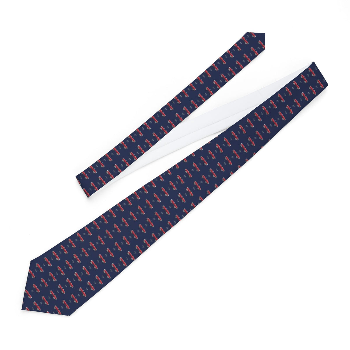 Berchtold Satin Edition - Navy & Red Roadster Tie