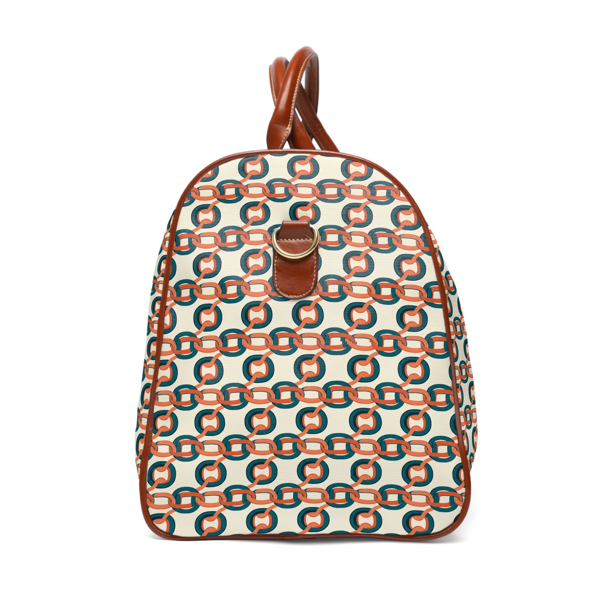 Ravensden - Coral Teal Chain Link Travel Bag