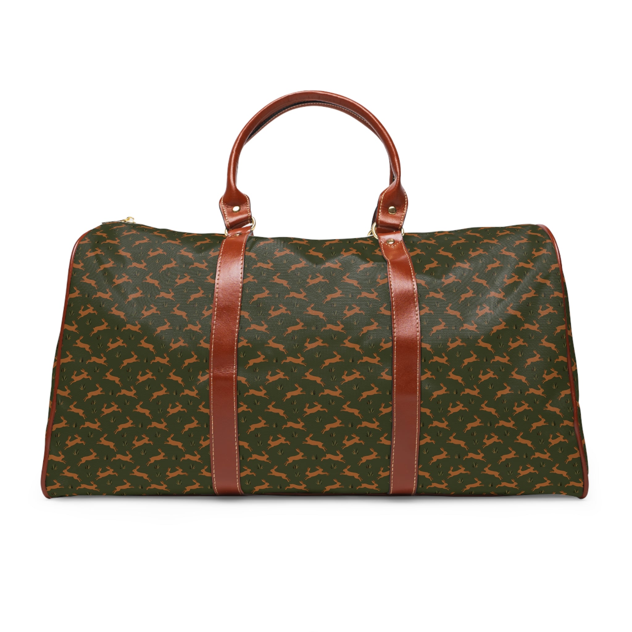 Cluny - Leaping Hare Olive Travel Bag