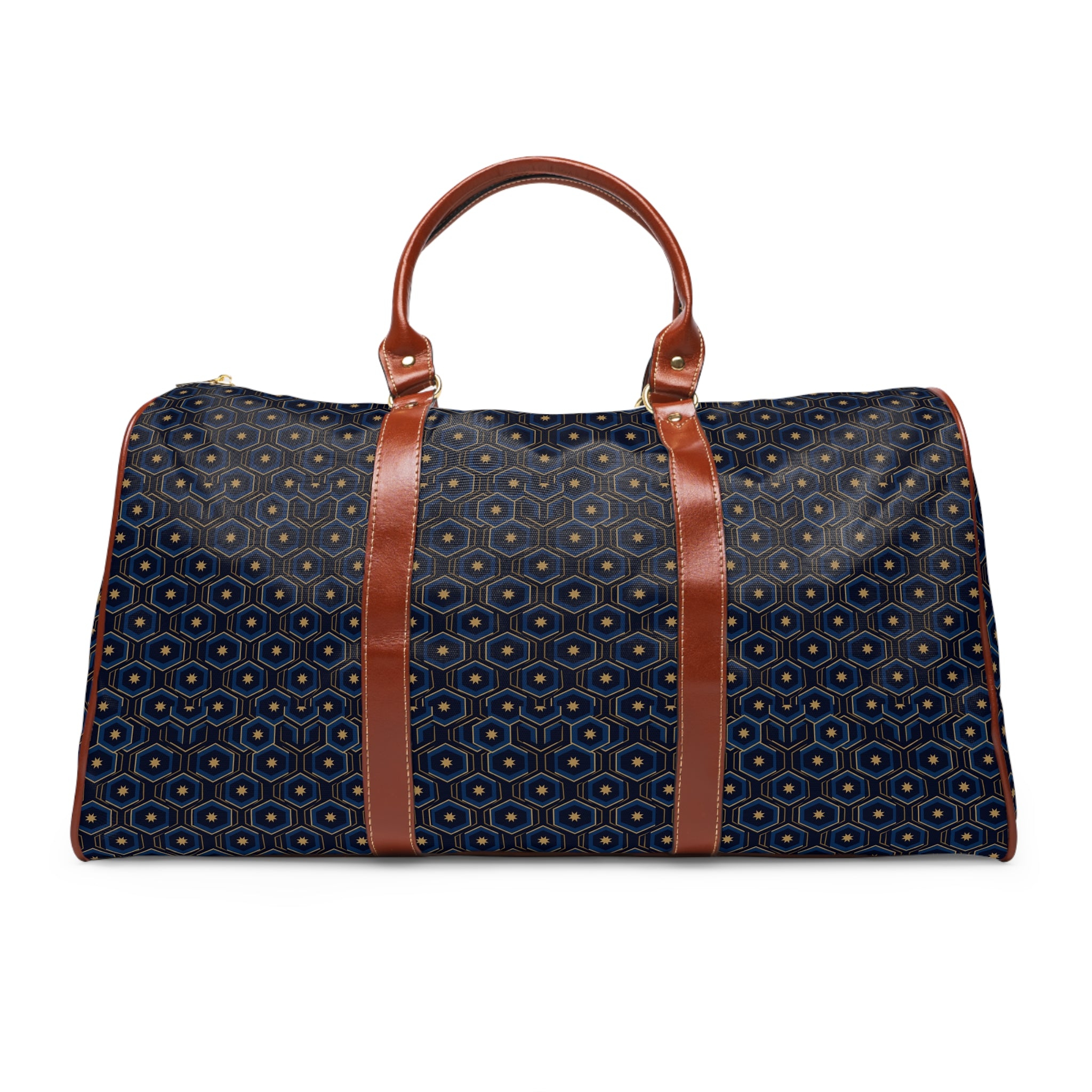 Bellac - Navy Gold Hexagon Travel Bag