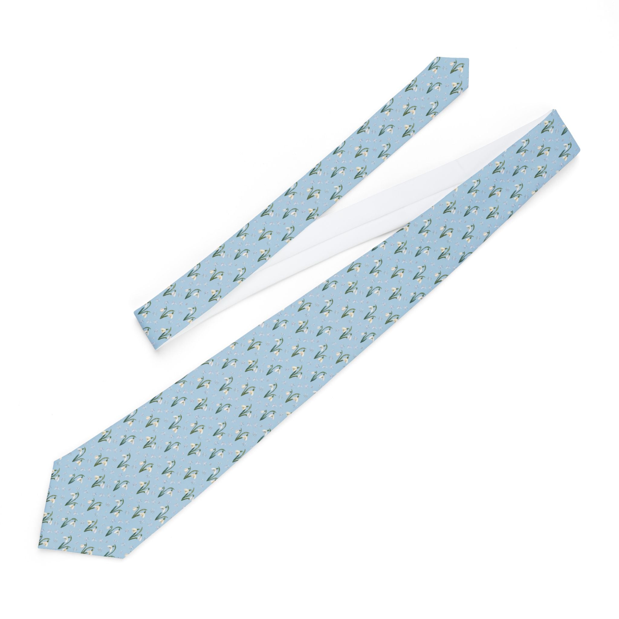 Windermere Talisman Tie - Alpine Snowdrop Frost