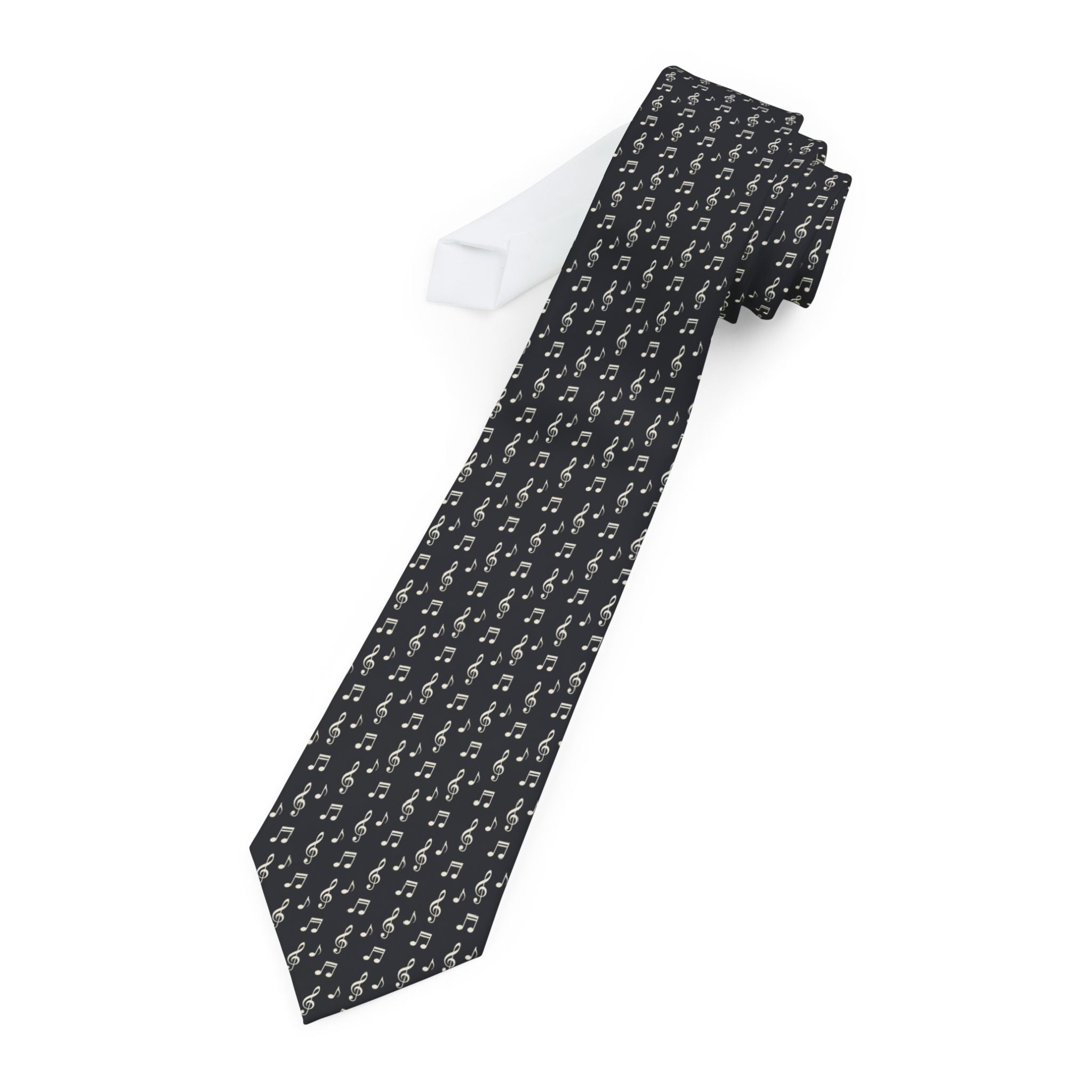 Branson Talisman Tie - Jazz Black Ivory Music Note