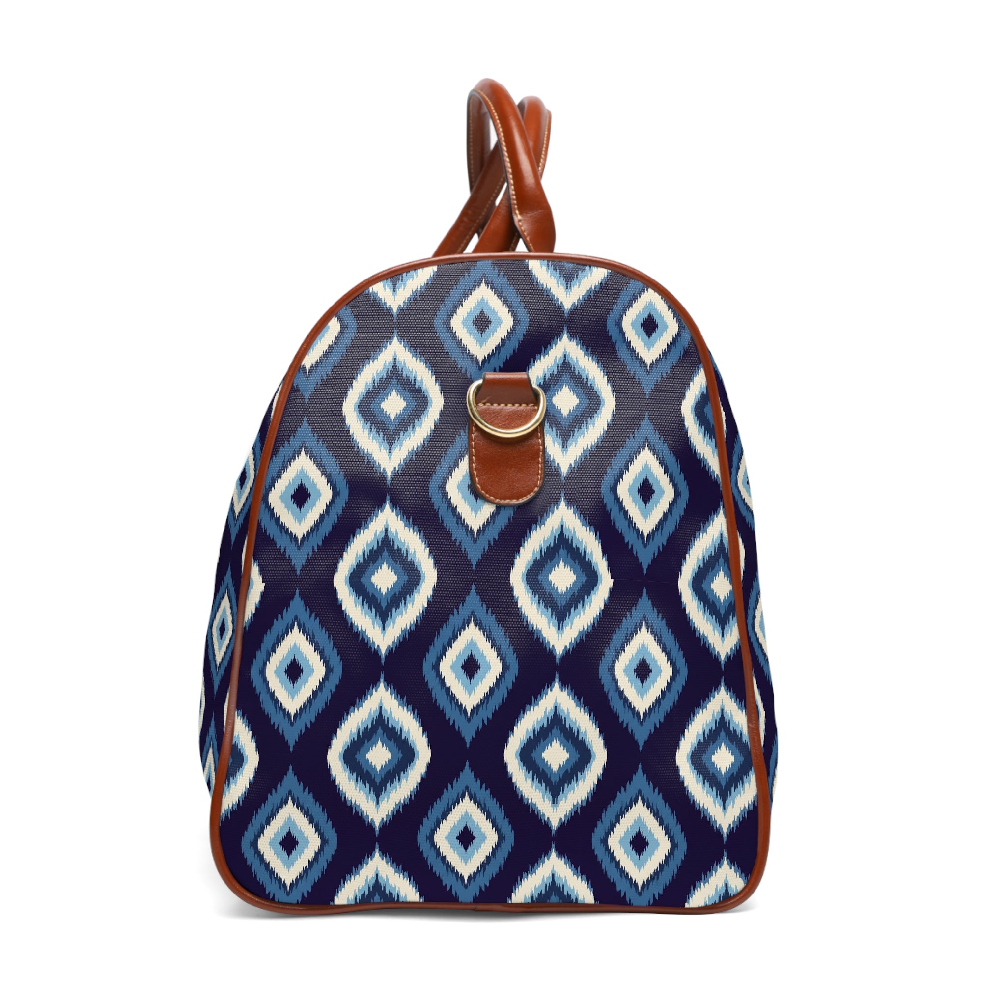 Ainhoa - Indigo Ikat Diamond Travel Bag