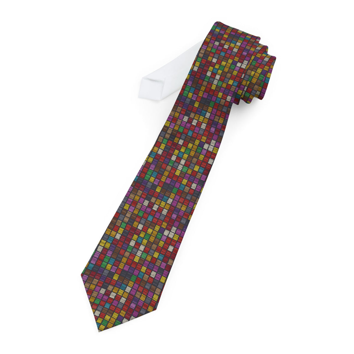 Baar Talisman Tie - Mosaic Basket Weave