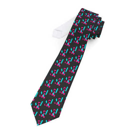Ocaña Talisman Tie - Retro Pixel Block Tie