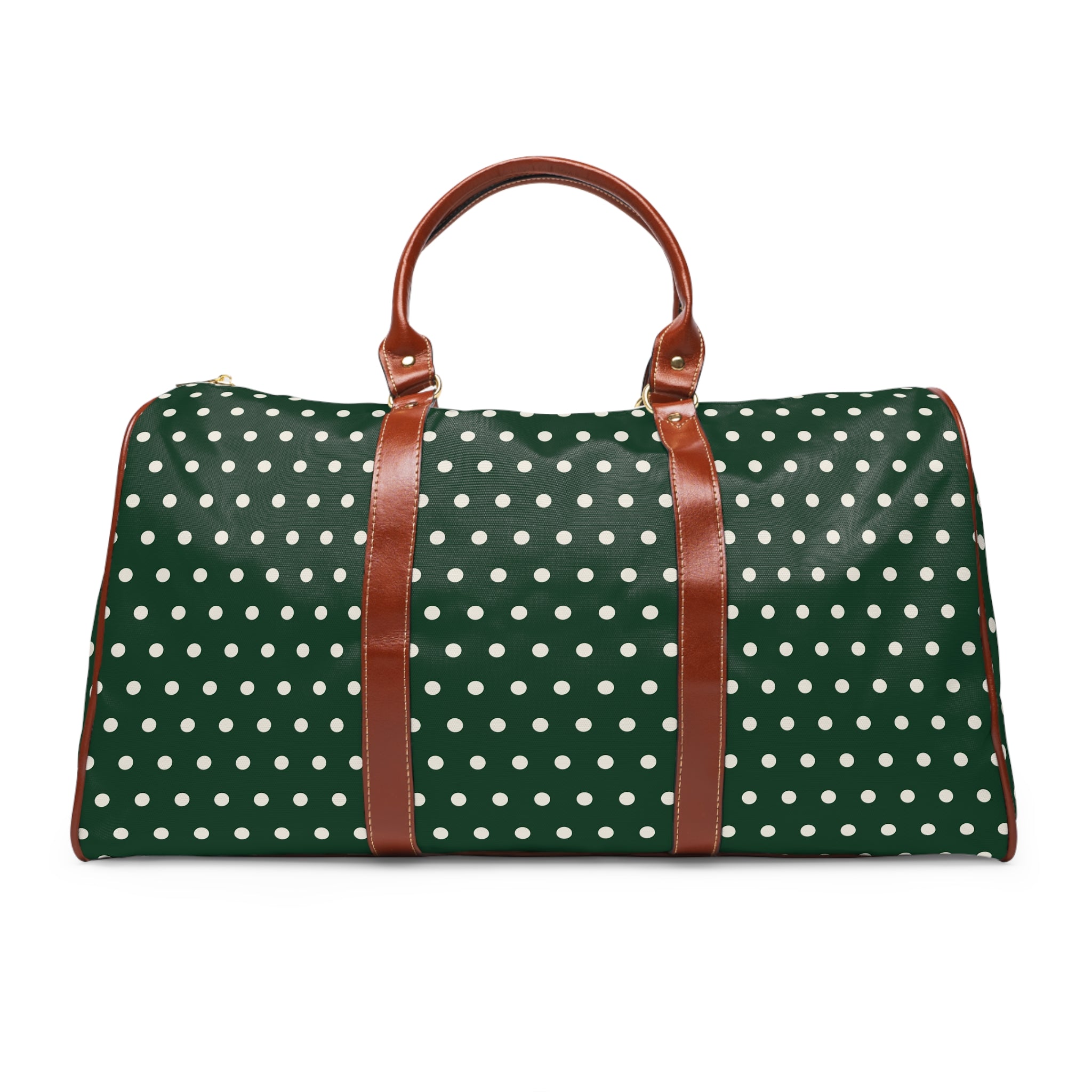Verona - Forest Ivory Polka Dot Travel Bag